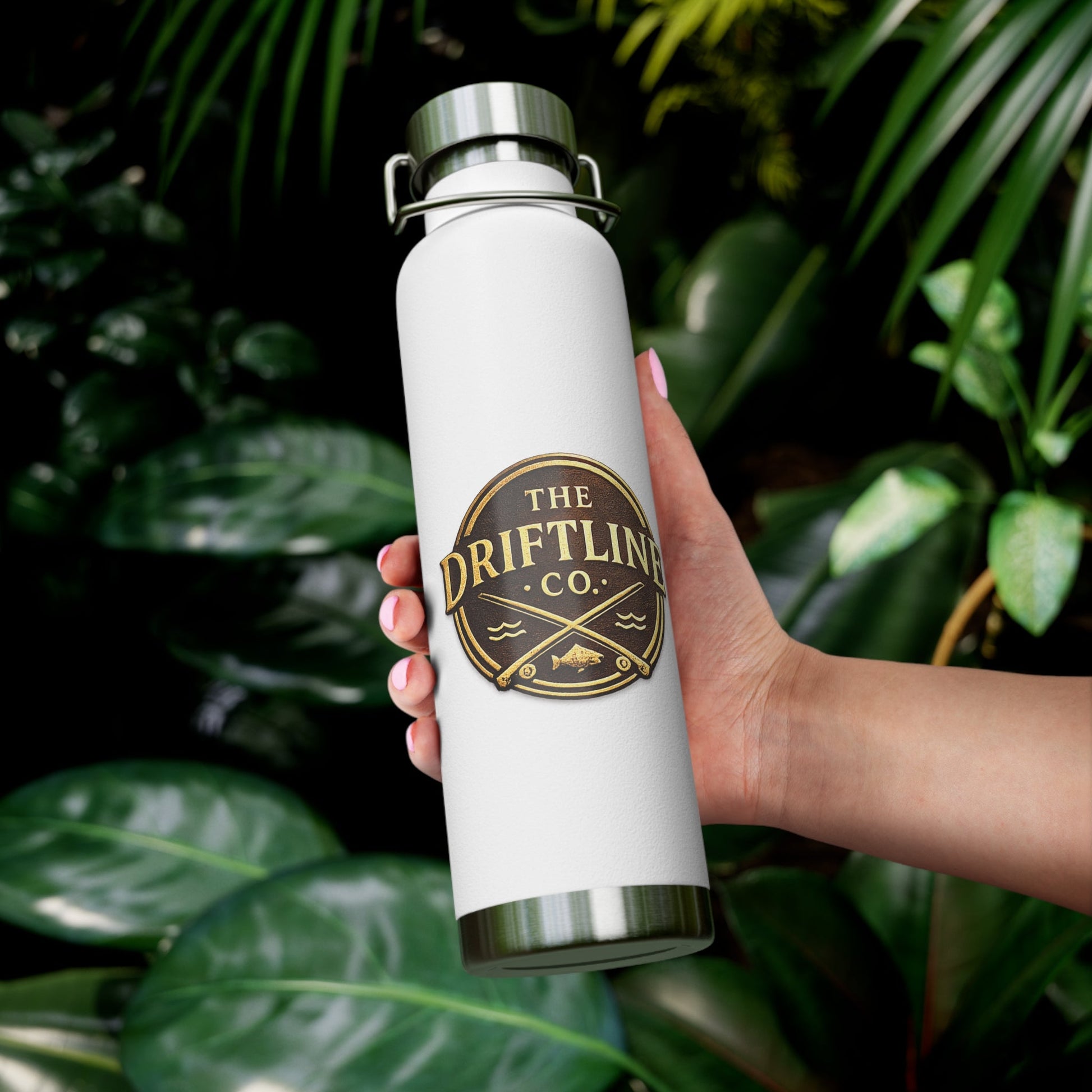 Midnight Water vintage Bronze Edition Insulated Flask - SJM Print Store