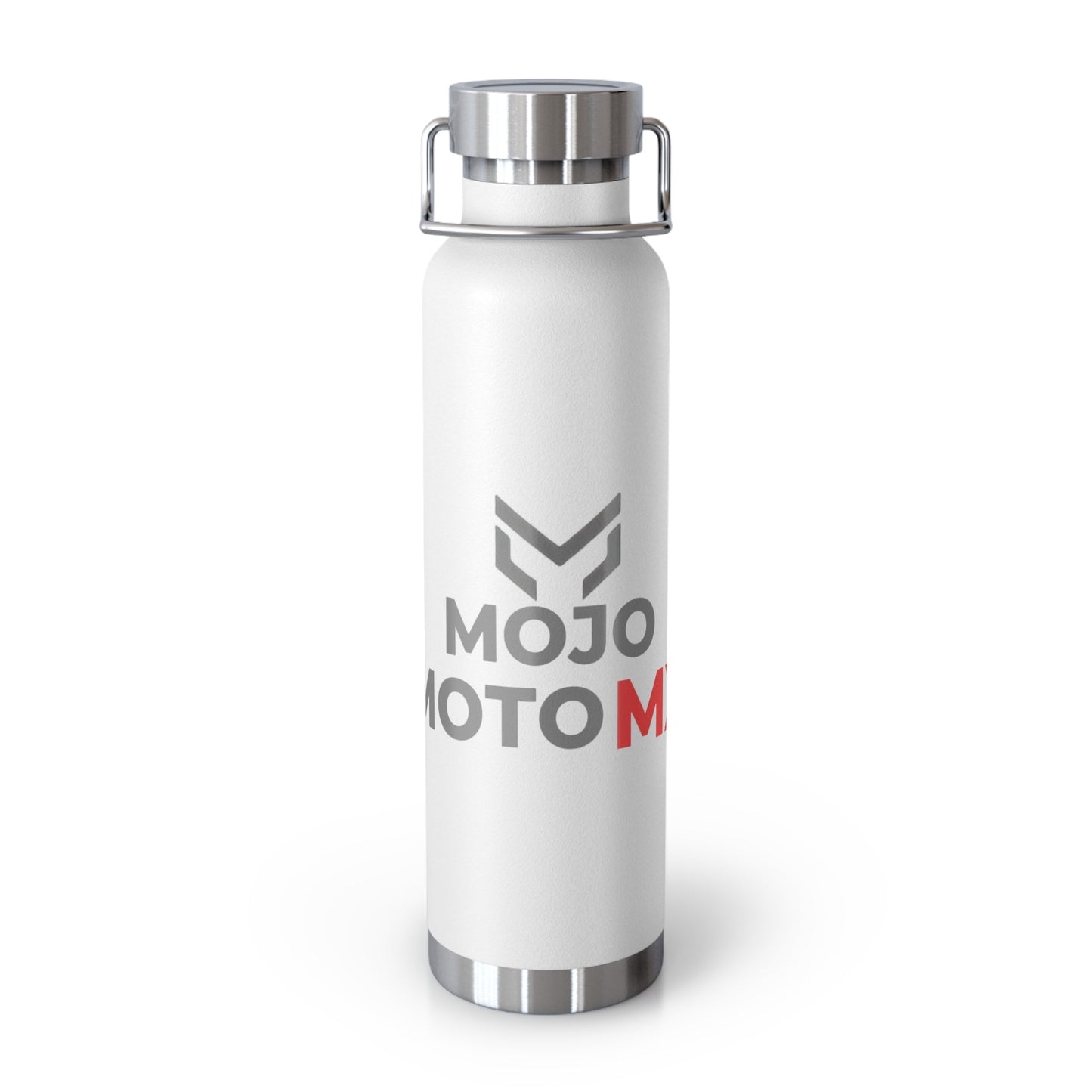 Mojo Moto Logo Stainless 22oz Flask - SJM Print Store