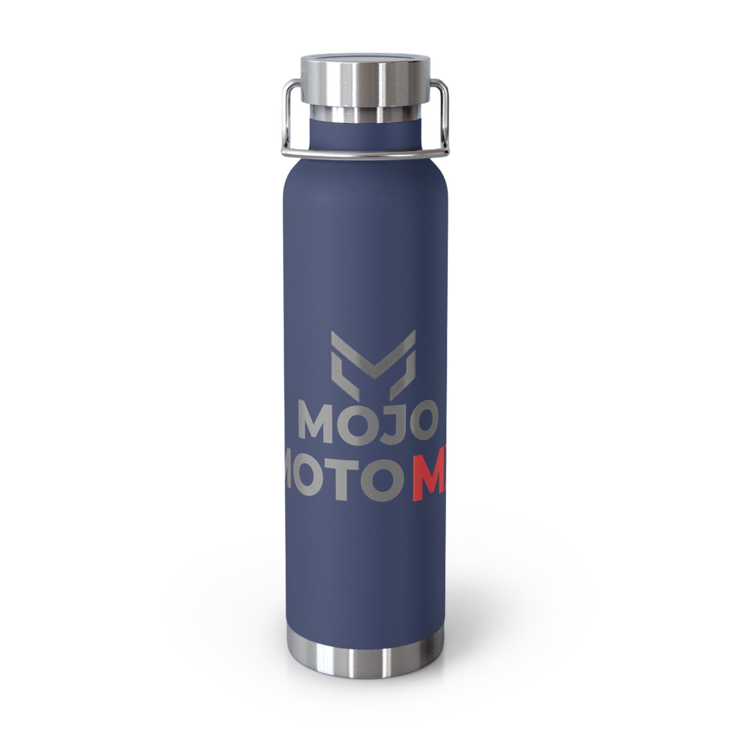 Mojo Moto Logo Stainless 22oz Flask - SJM Print Store
