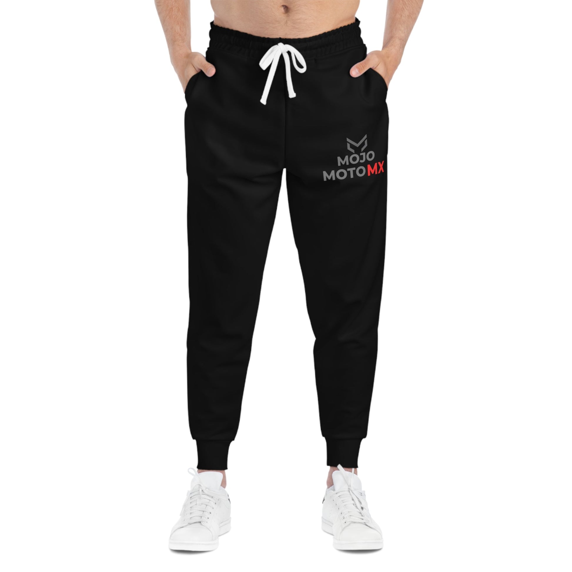 Mojo Moto MX Black Joggers Athletic Style Joggers - SJM Print Store