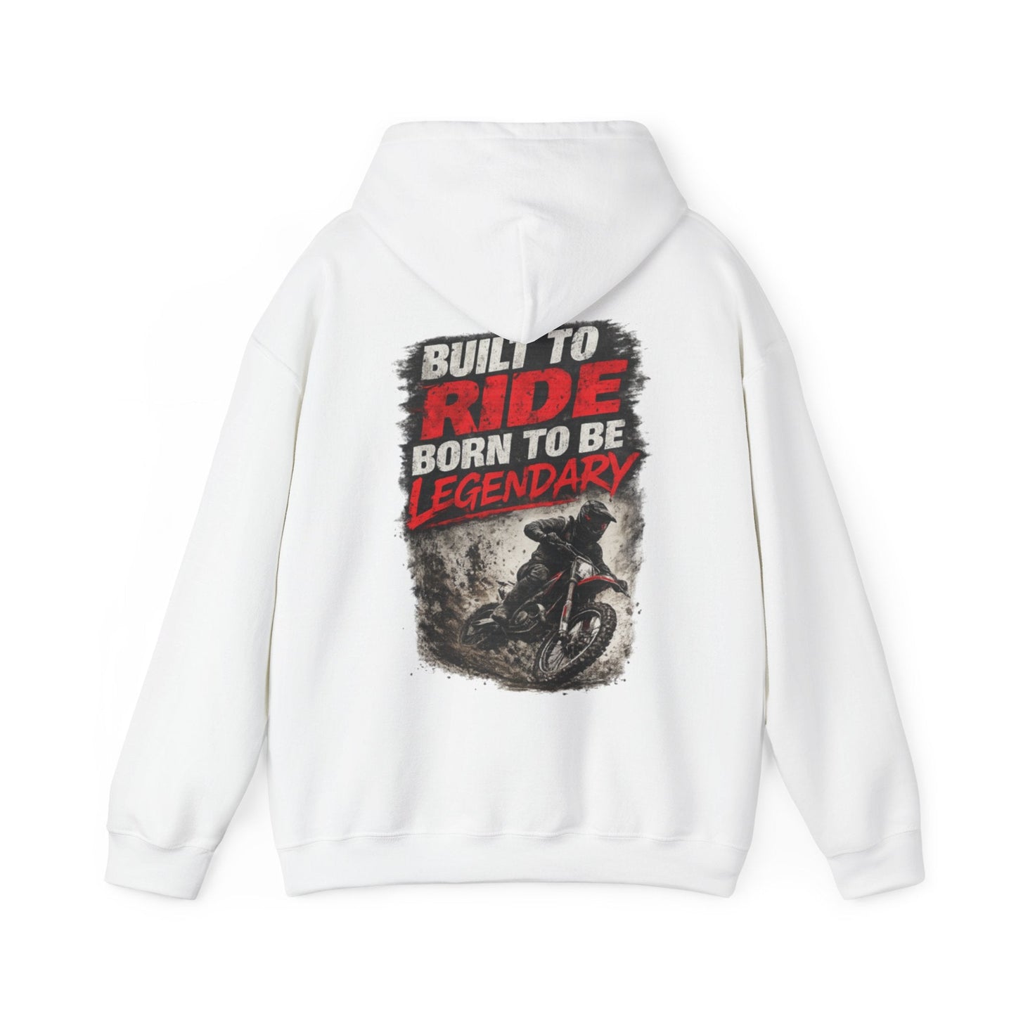 Mojo Moto MX Built to Ride, Born to Be Legendary Hoodie - SJM Print Store