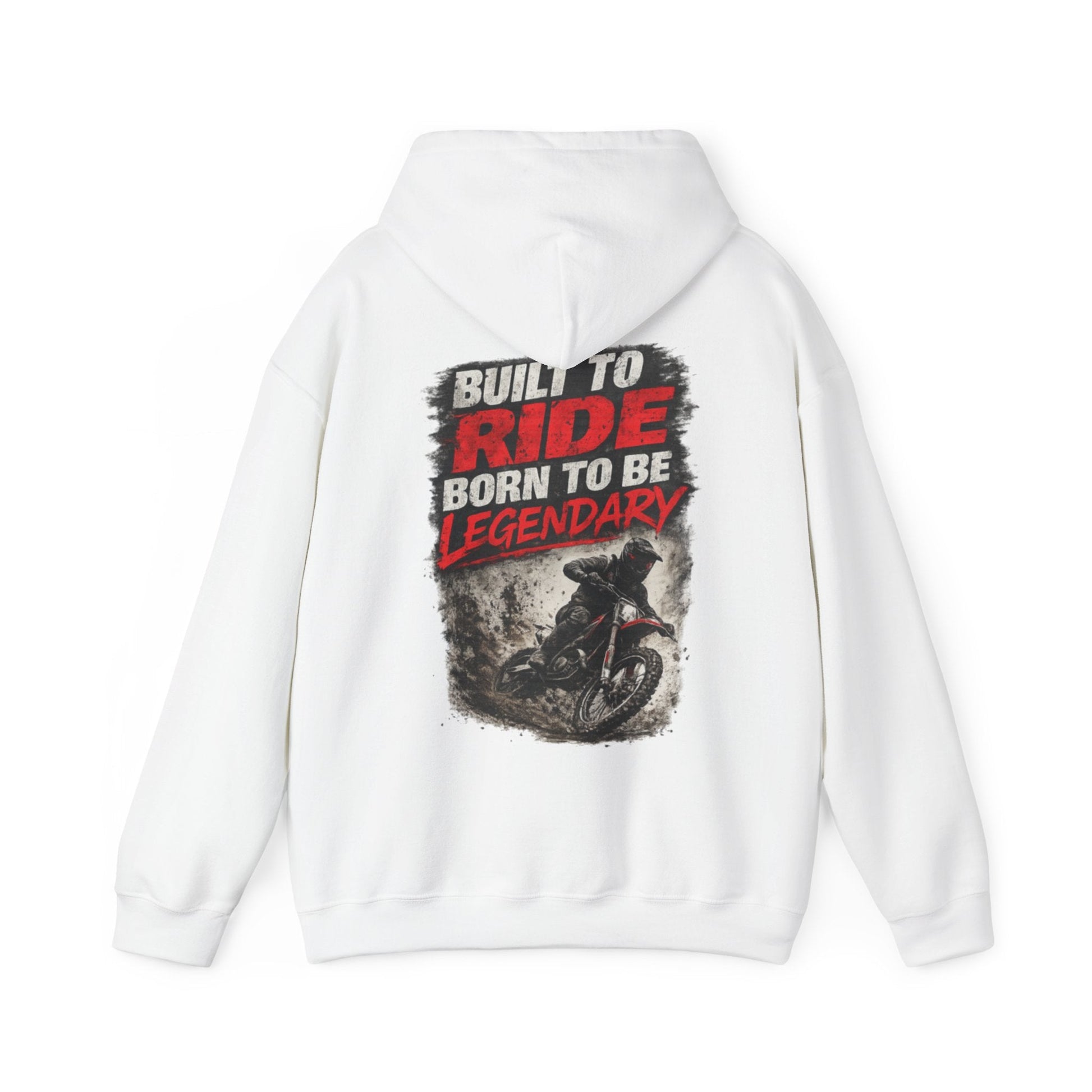 Mojo Moto MX Built to Ride, Born to Be Legendary Hoodie - SJM Print Store