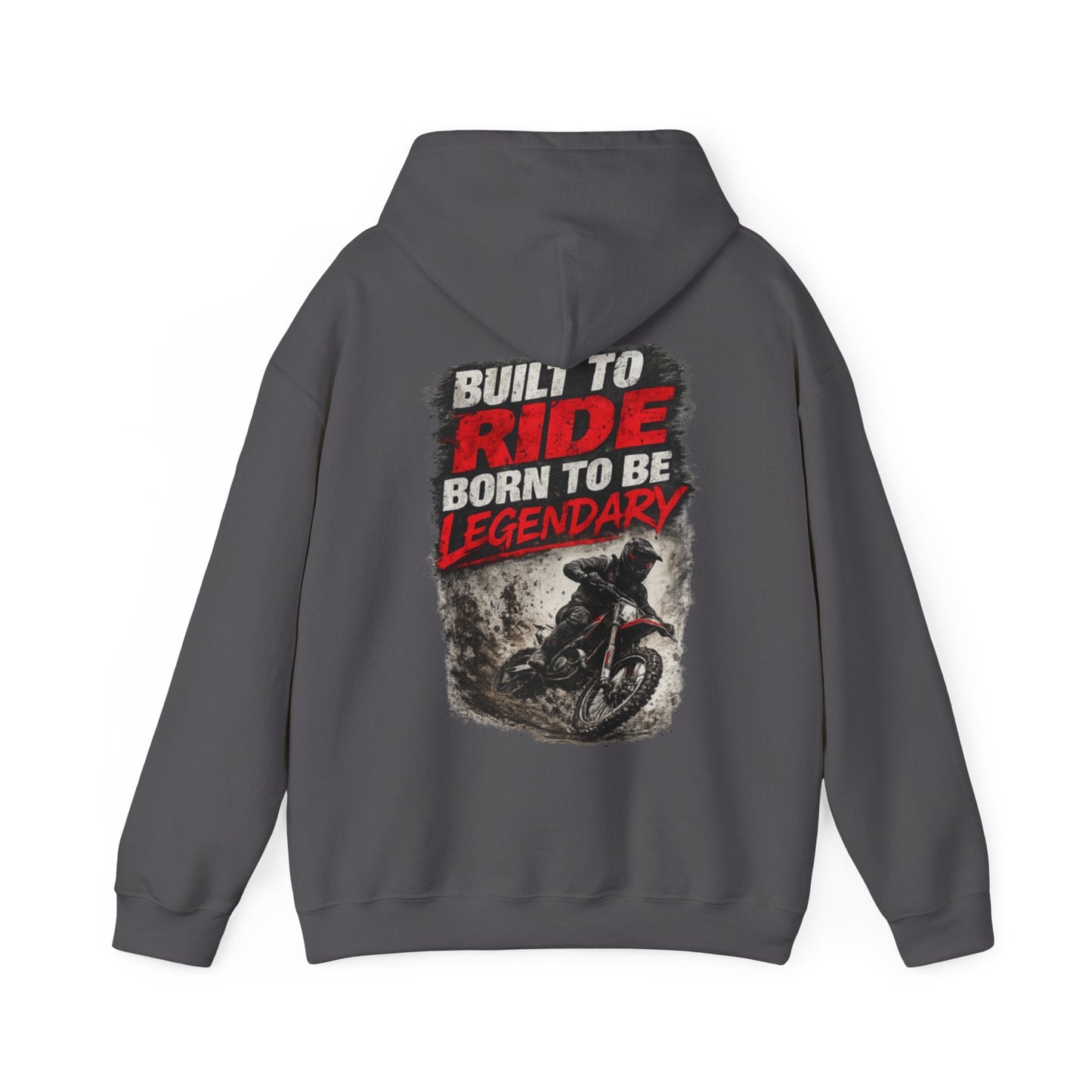 Mojo Moto MX Built to Ride, Born to Be Legendary Hoodie - SJM Print Store
