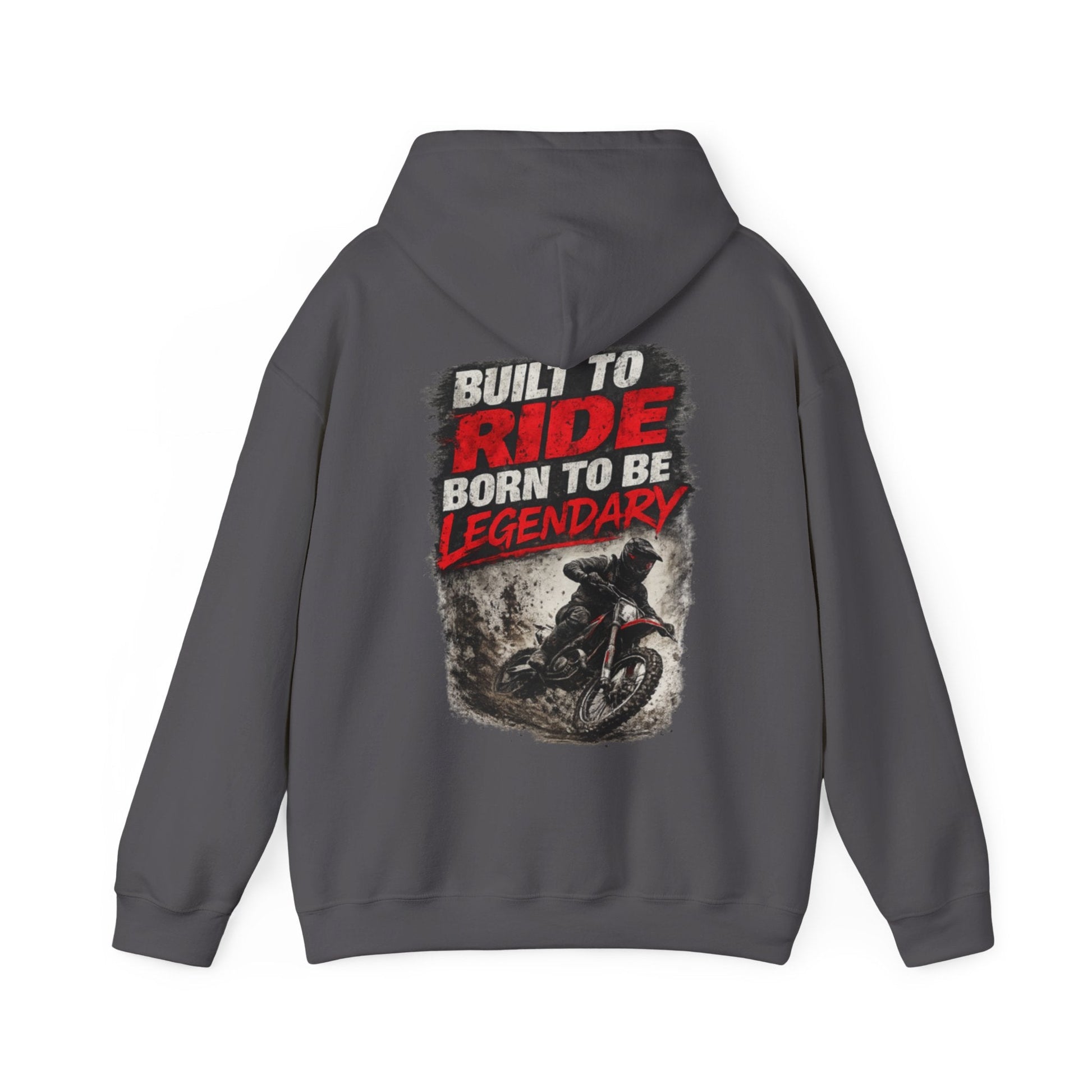 Mojo Moto MX Built to Ride, Born to Be Legendary Hoodie - SJM Print Store