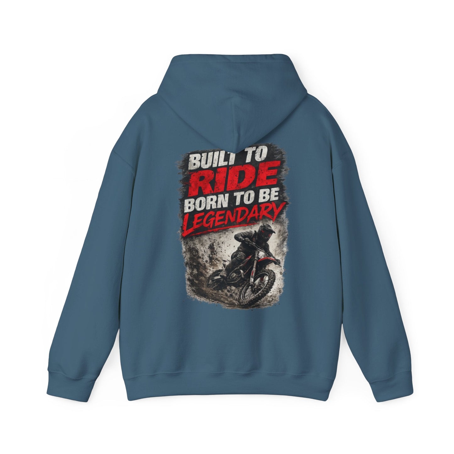 Mojo Moto MX Built to Ride, Born to Be Legendary Hoodie - SJM Print Store