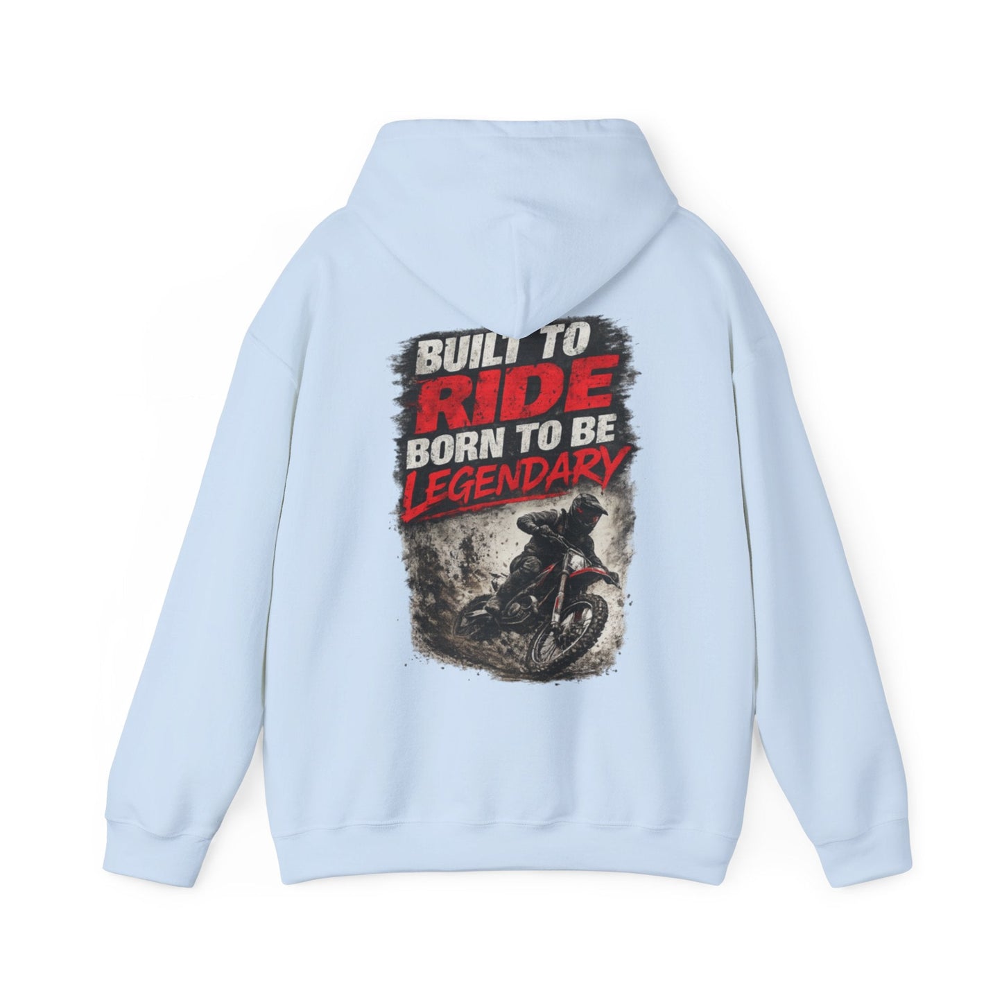 Mojo Moto MX Built to Ride, Born to Be Legendary Hoodie - SJM Print Store