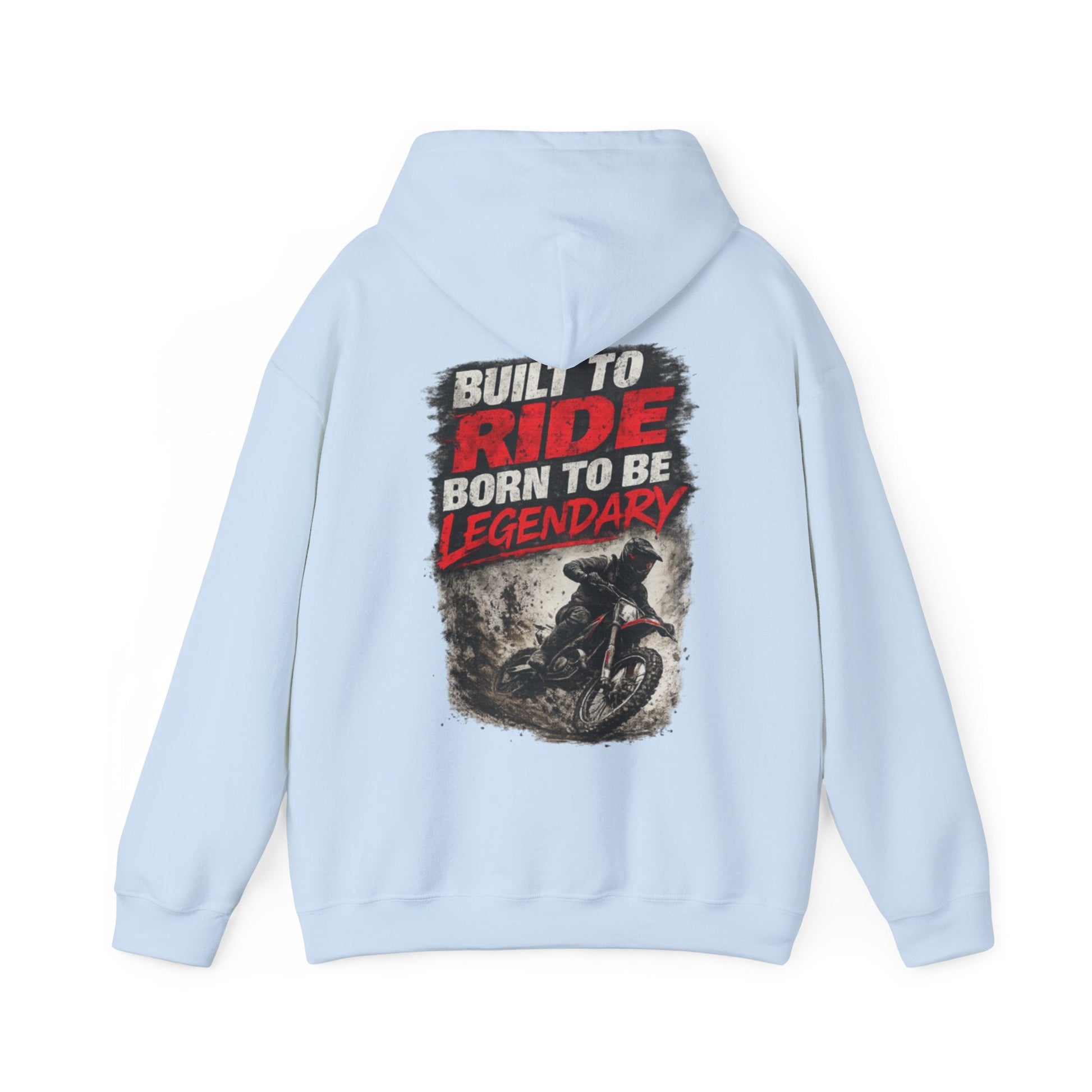 Mojo Moto MX Built to Ride, Born to Be Legendary Hoodie - SJM Print Store
