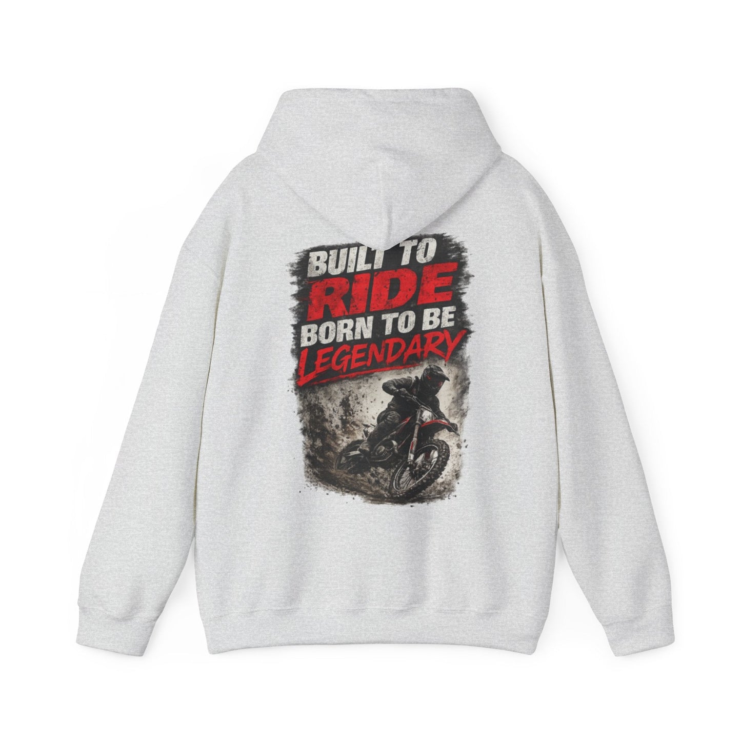 Mojo Moto MX Built to Ride, Born to Be Legendary Hoodie - SJM Print Store