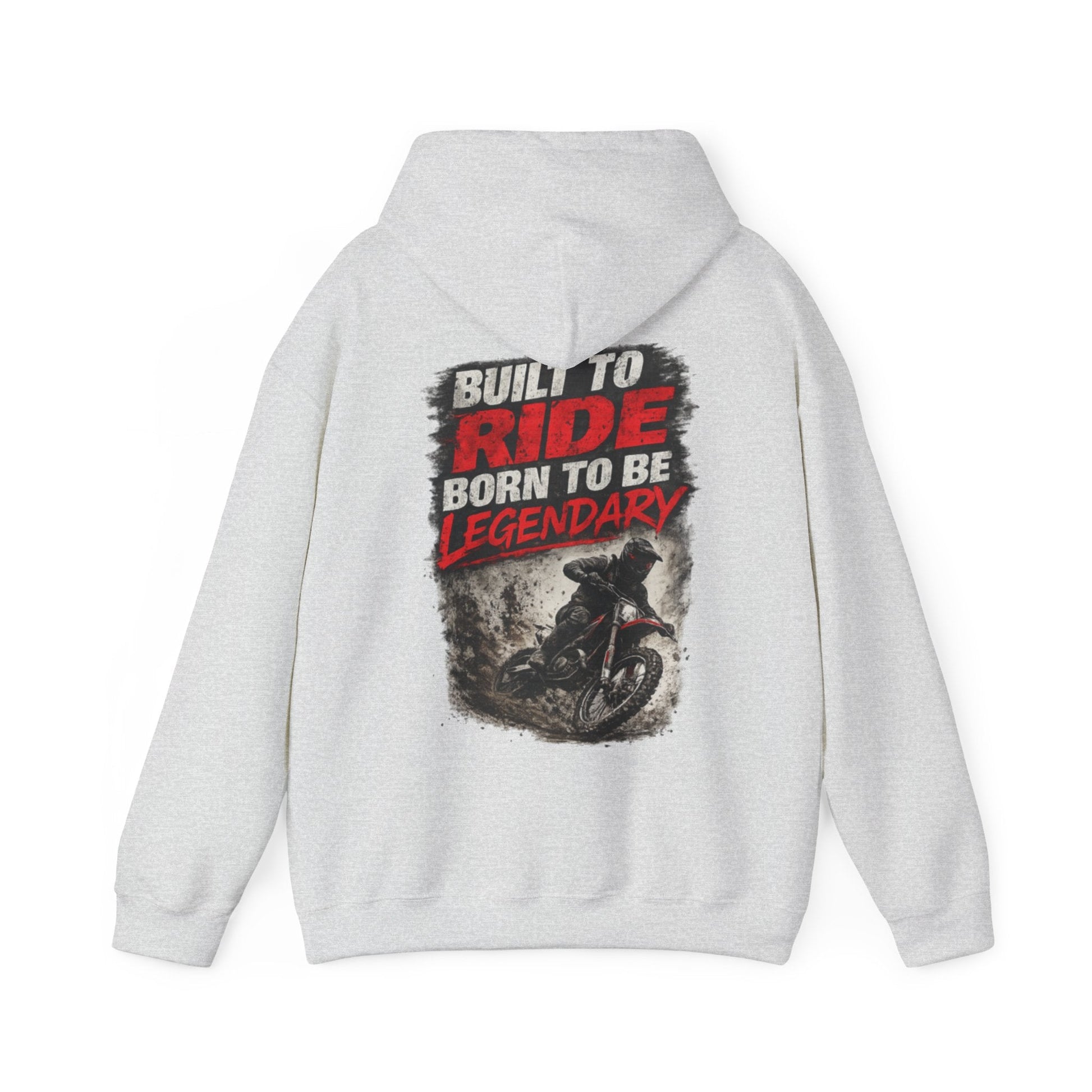 Mojo Moto MX Built to Ride, Born to Be Legendary Hoodie - SJM Print Store