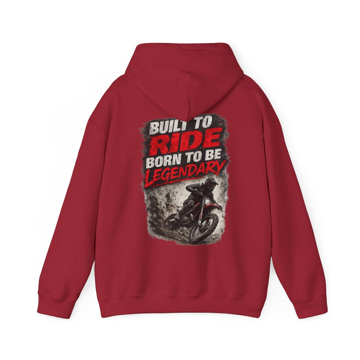 Mojo Moto MX Built to Ride, Born to Be Legendary Hoodie - SJM Print Store