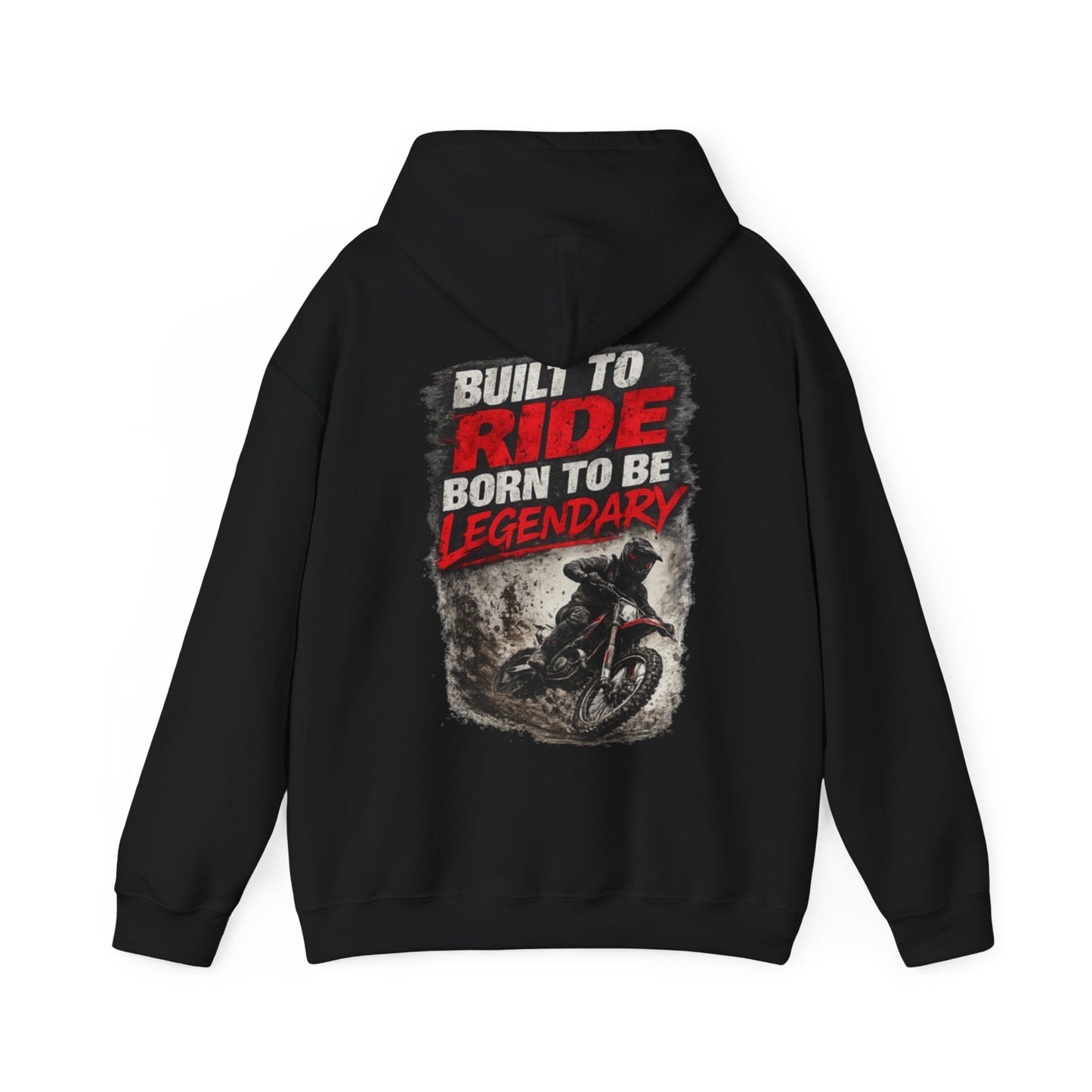 Mojo Moto MX Built to Ride, Born to Be Legendary Hoodie - SJM Print Store