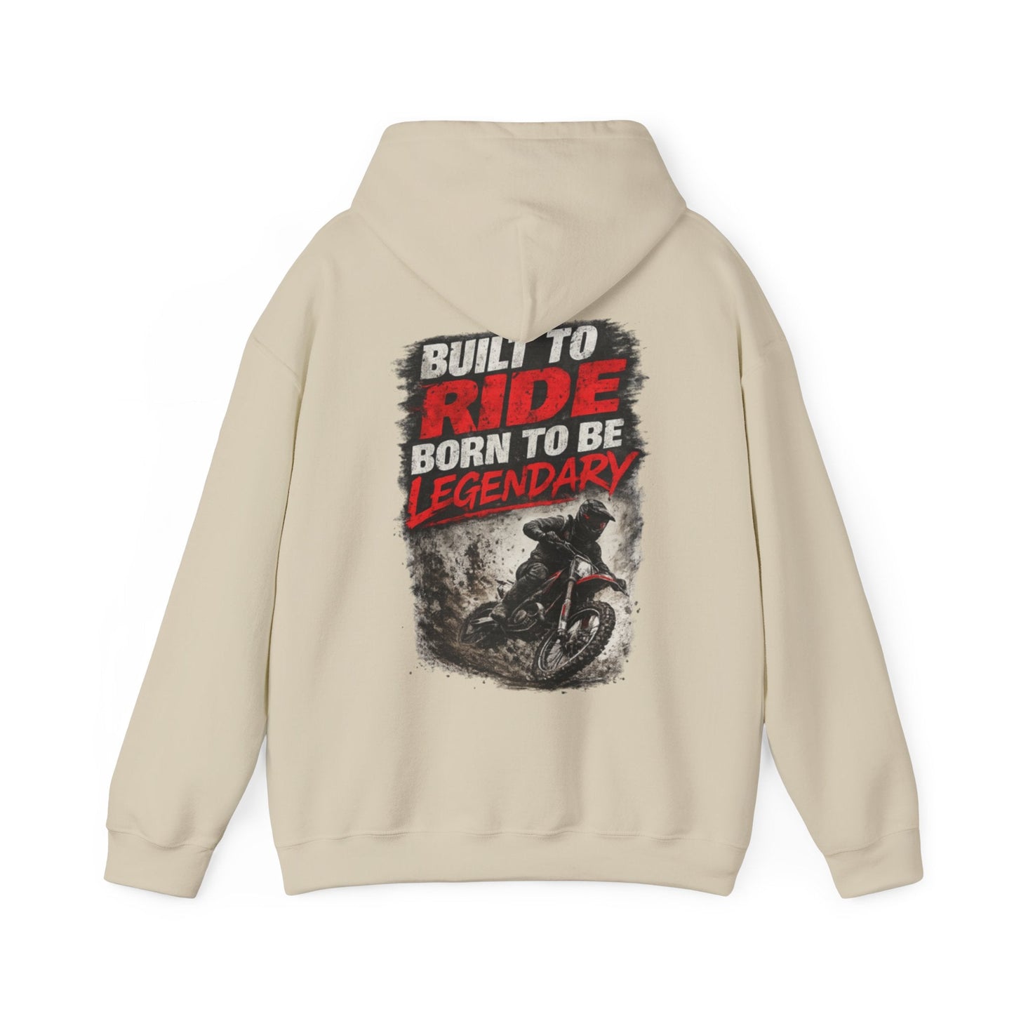 Mojo Moto MX Built to Ride, Born to Be Legendary Hoodie - SJM Print Store