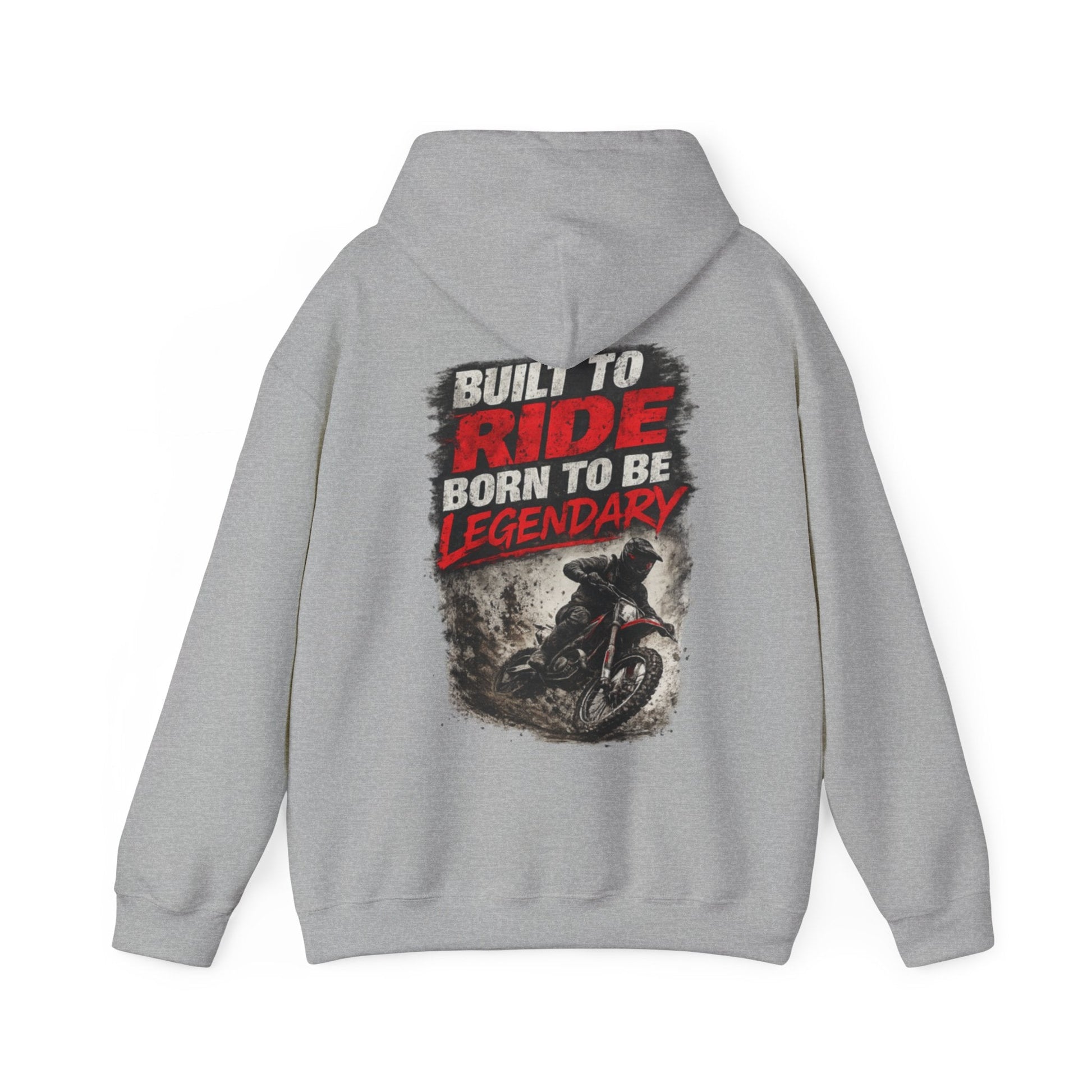 Mojo Moto MX Built to Ride, Born to Be Legendary Hoodie - SJM Print Store