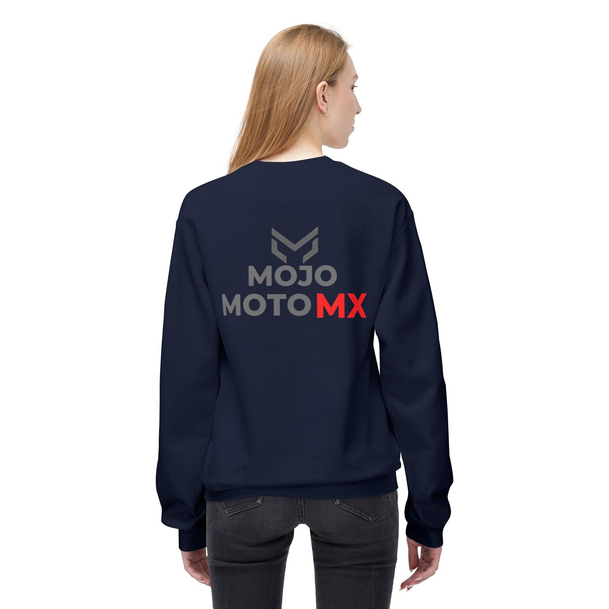 Mojo Moto MX Crewneck Sweatshirt Moto Logo Pullover - SJM Print Store