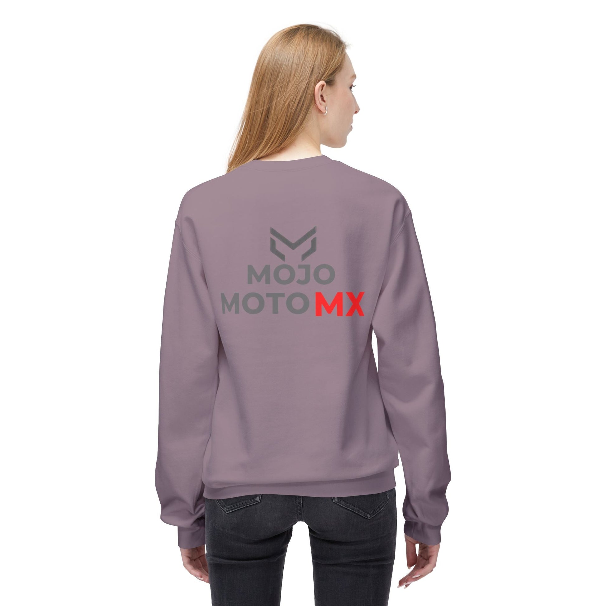 Mojo Moto MX Crewneck Sweatshirt Moto Logo Pullover - SJM Print Store