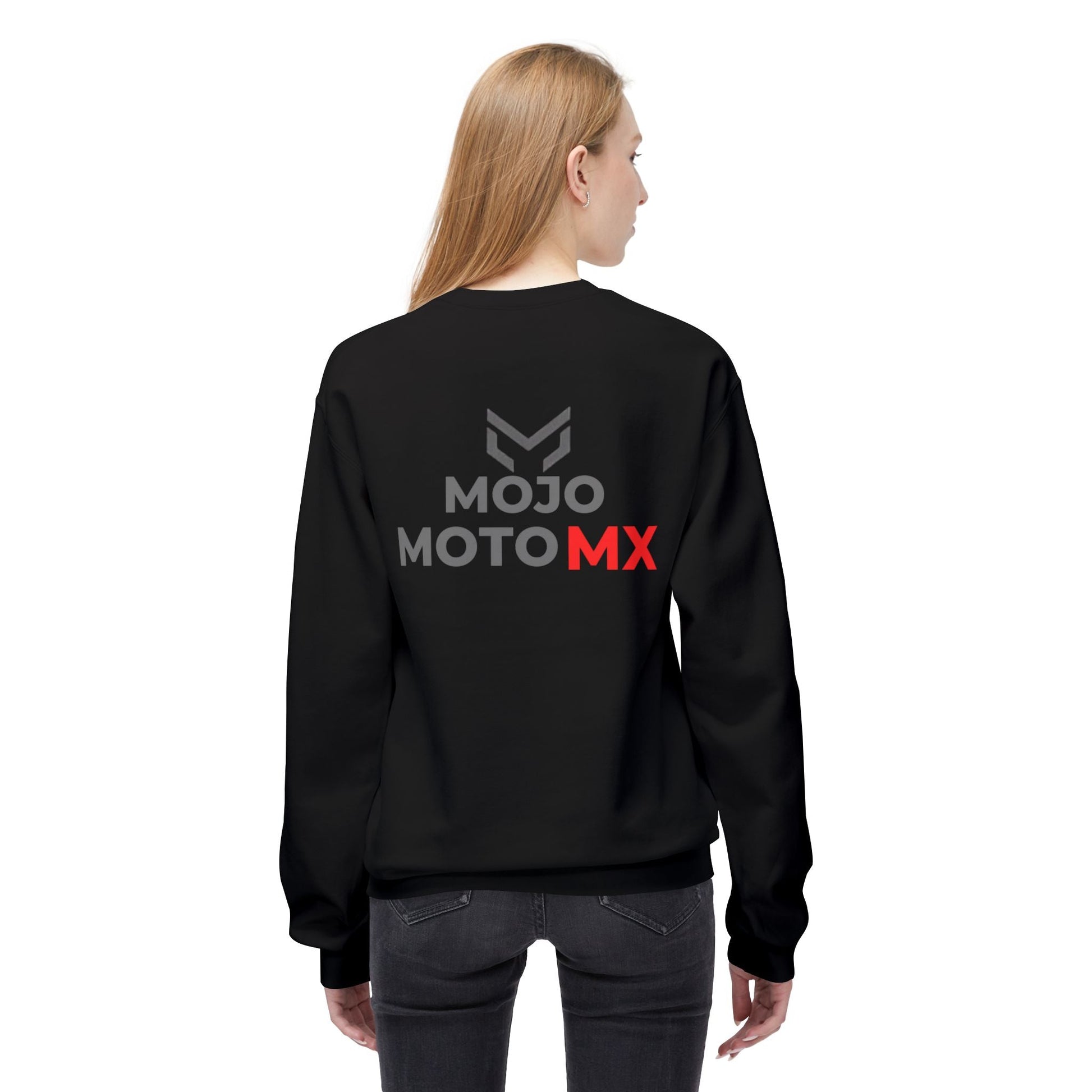 Mojo Moto MX Crewneck Sweatshirt Moto Logo Pullover - SJM Print Store