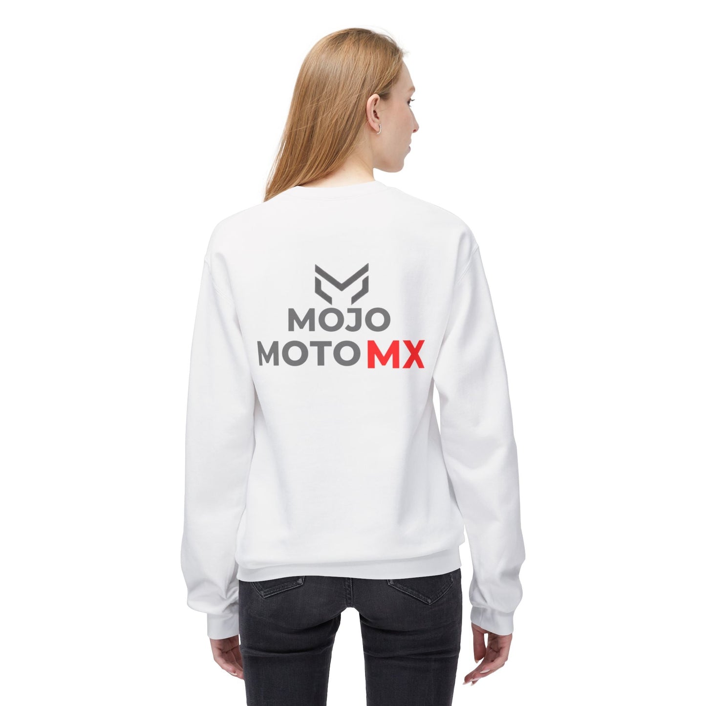 Mojo Moto MX Crewneck Sweatshirt Moto Logo Pullover - SJM Print Store