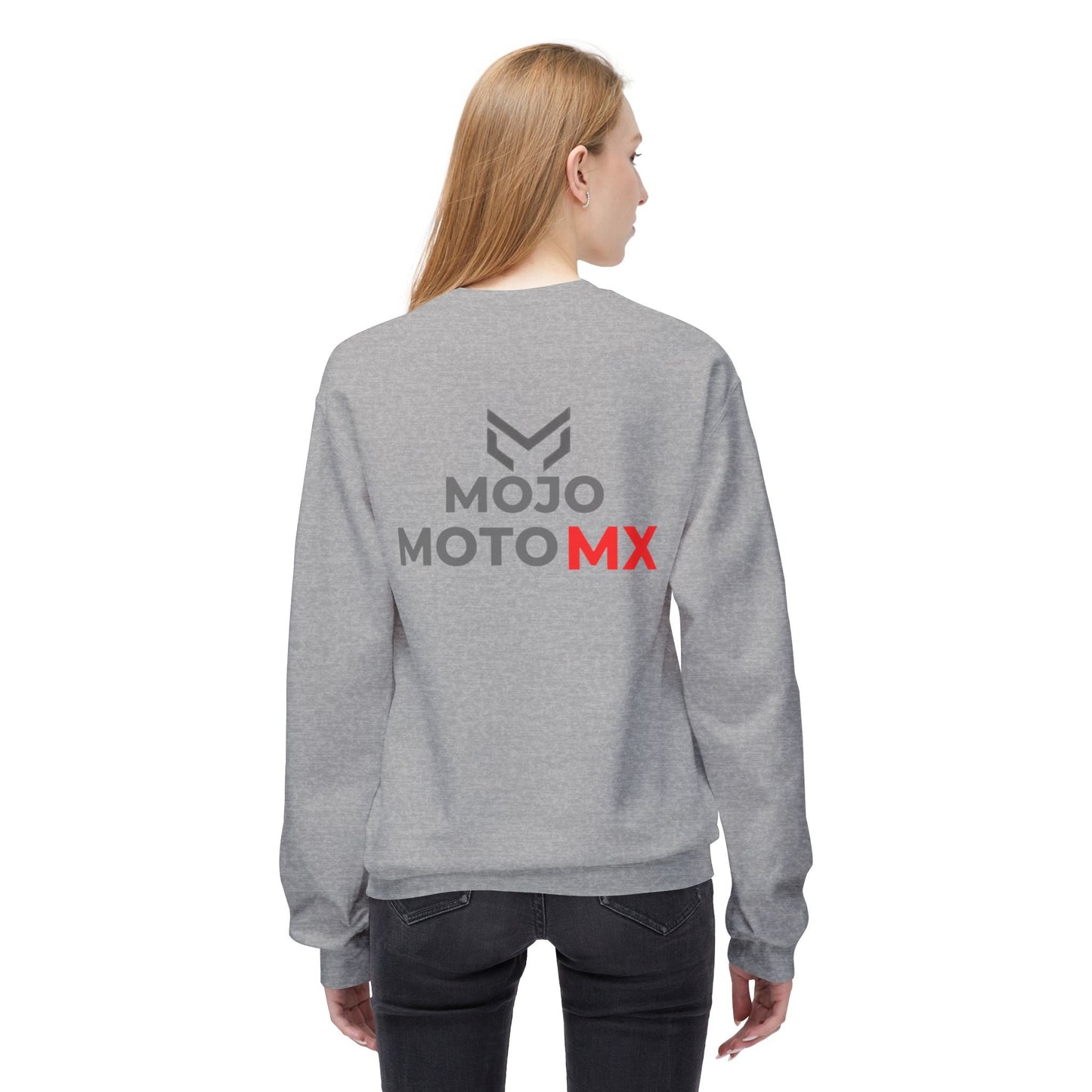 Mojo Moto MX Crewneck Sweatshirt Moto Logo Pullover - SJM Print Store