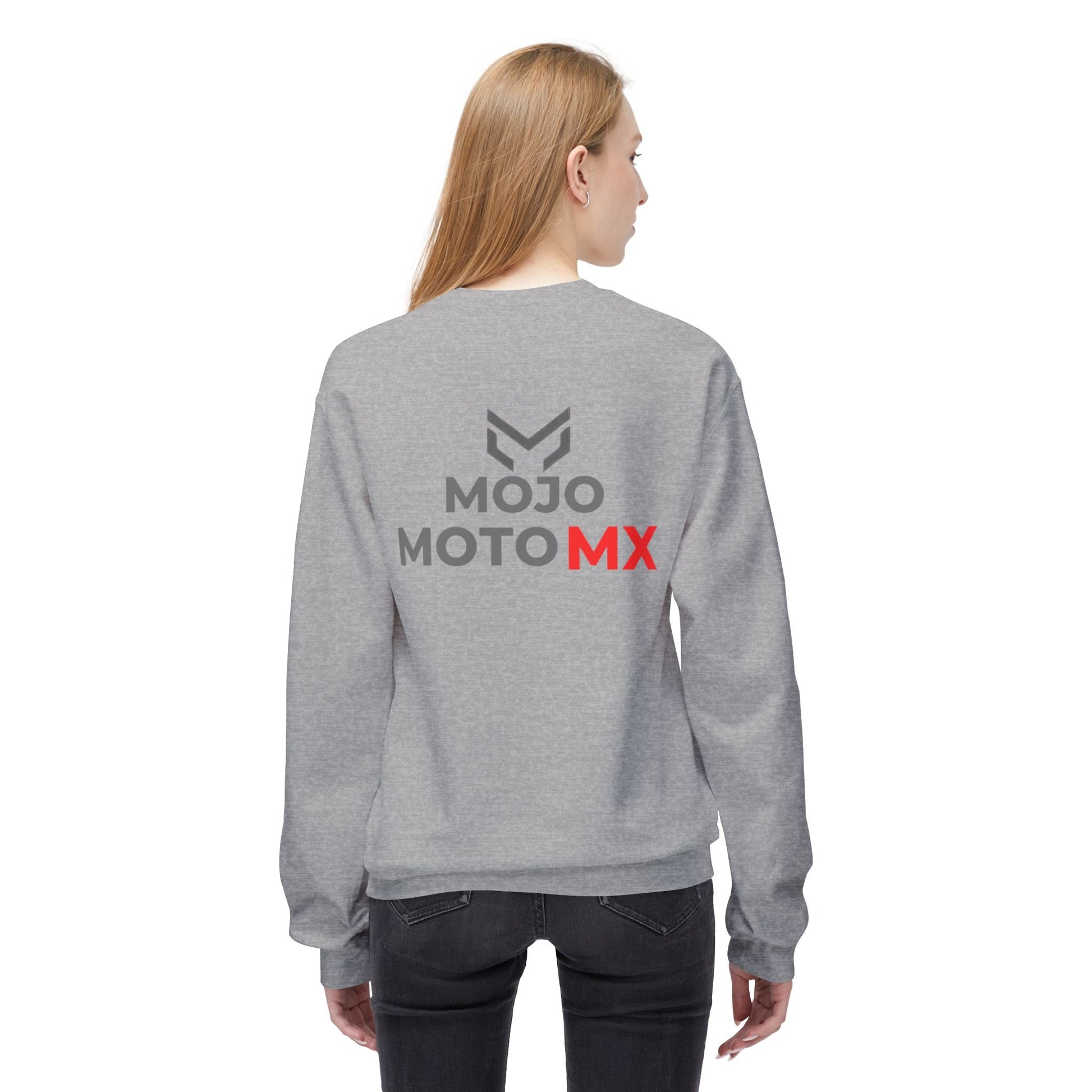 Mojo Moto MX Crewneck Sweatshirt Moto Logo Pullover - SJM Print Store