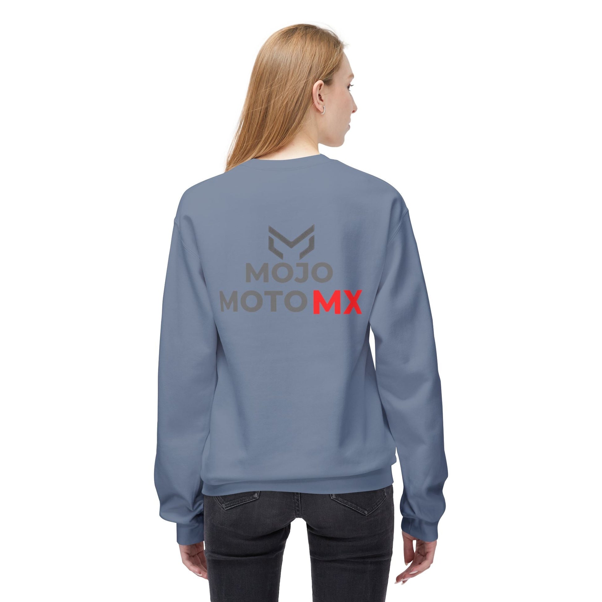 Mojo Moto MX Crewneck Sweatshirt Moto Logo Pullover - SJM Print Store
