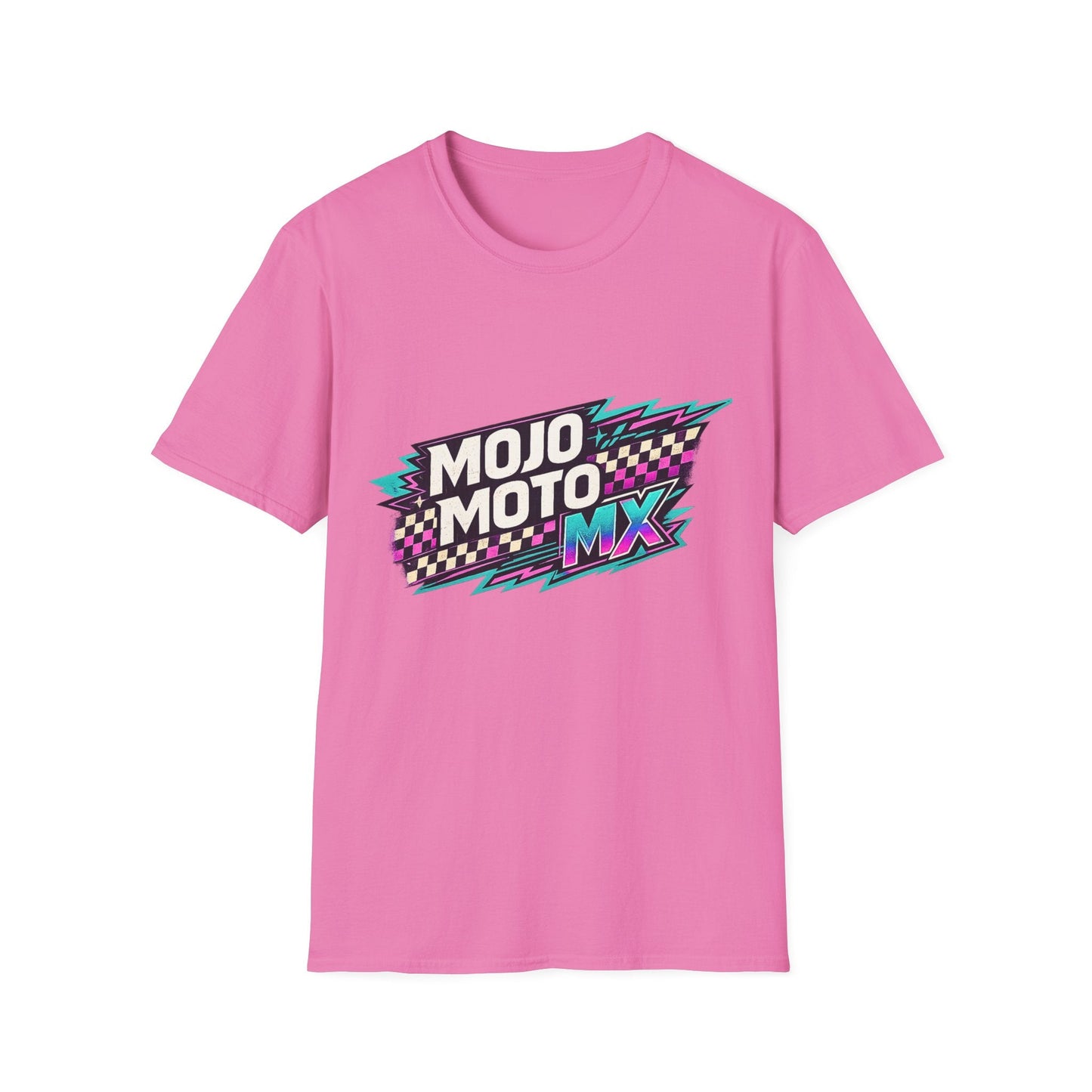 Mojo Moto MX Retro Checkered Tee - SJM Print Store