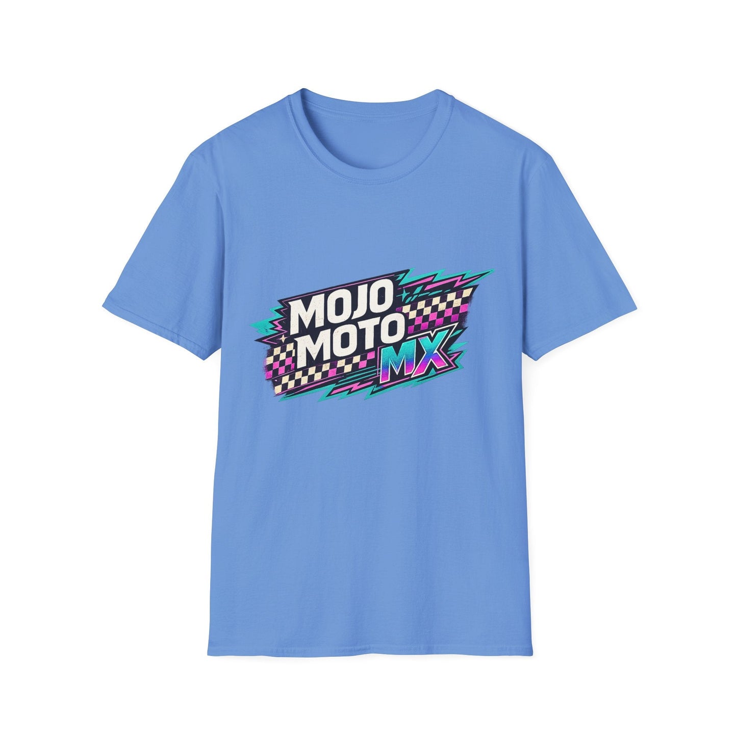 Mojo Moto MX Retro Checkered Tee - SJM Print Store