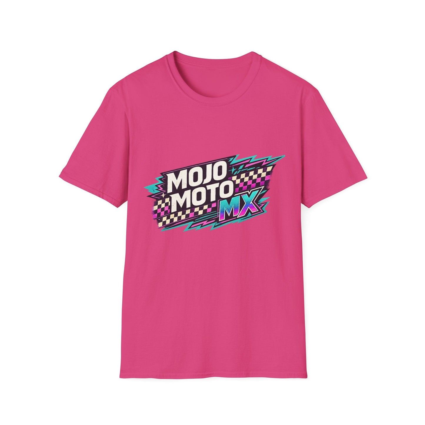 Mojo Moto MX Retro Checkered Tee - SJM Print Store