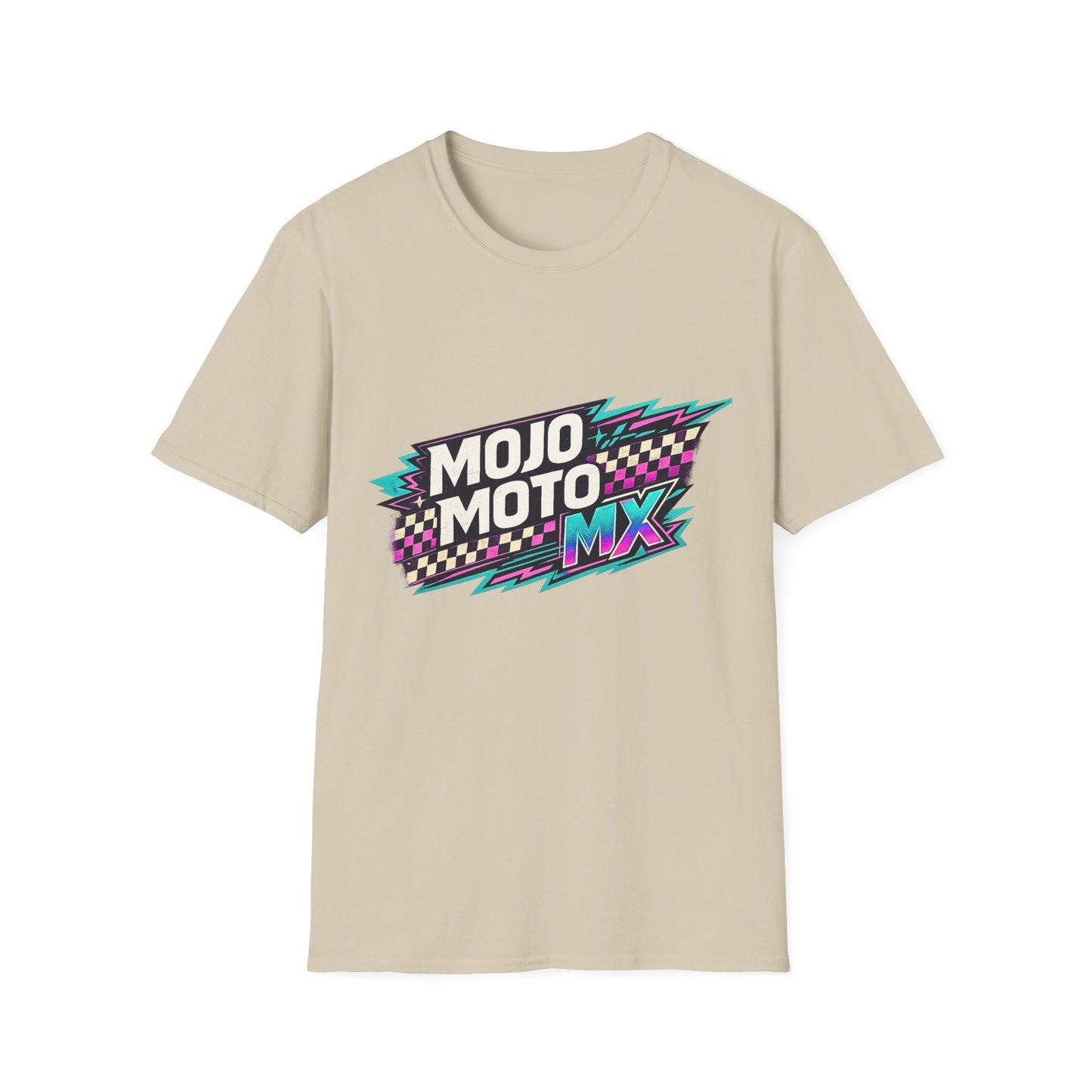 Mojo Moto MX Retro Checkered Tee - SJM Print Store