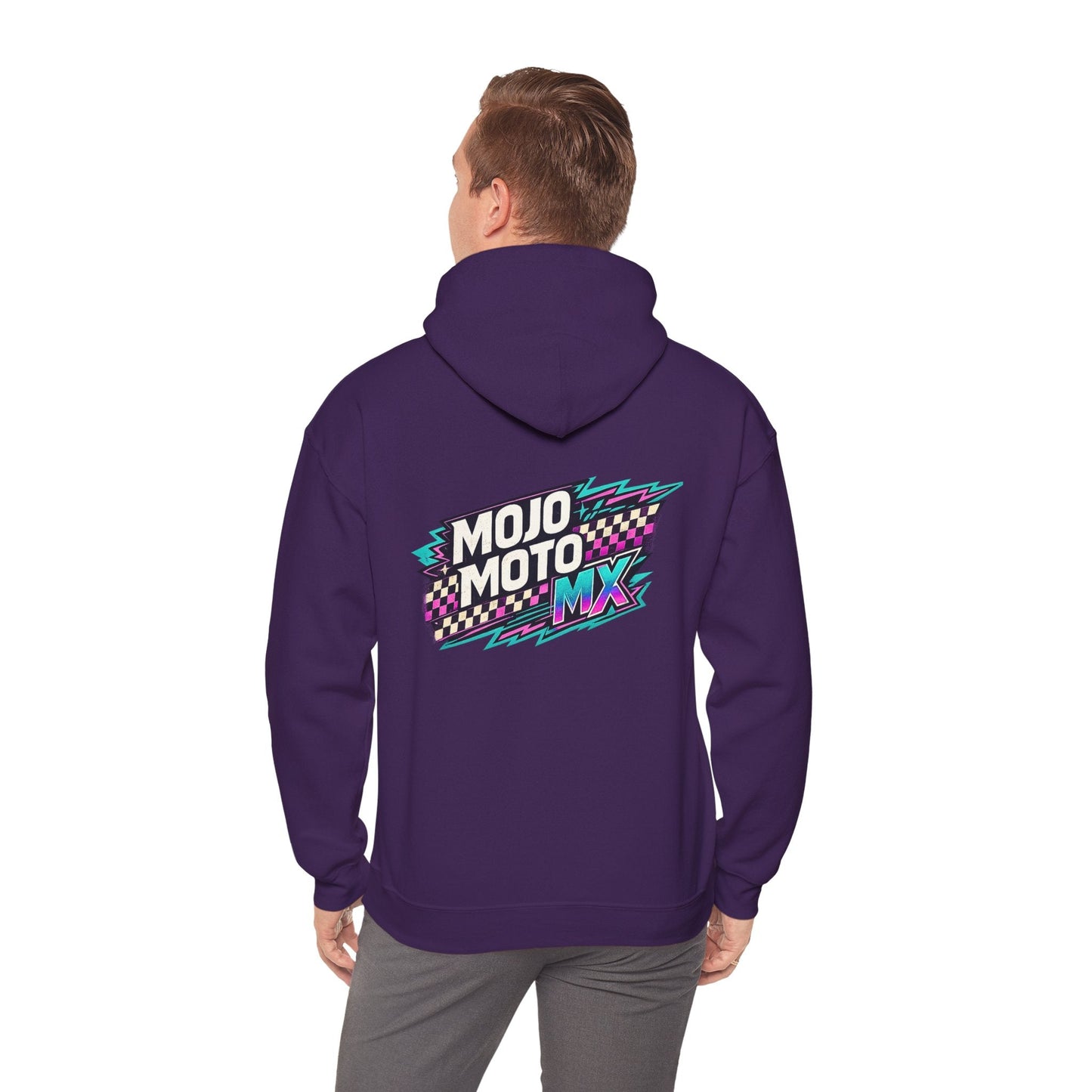 Mojo Moto MX Retro Racing Logo Hoodie - SJM Print Store