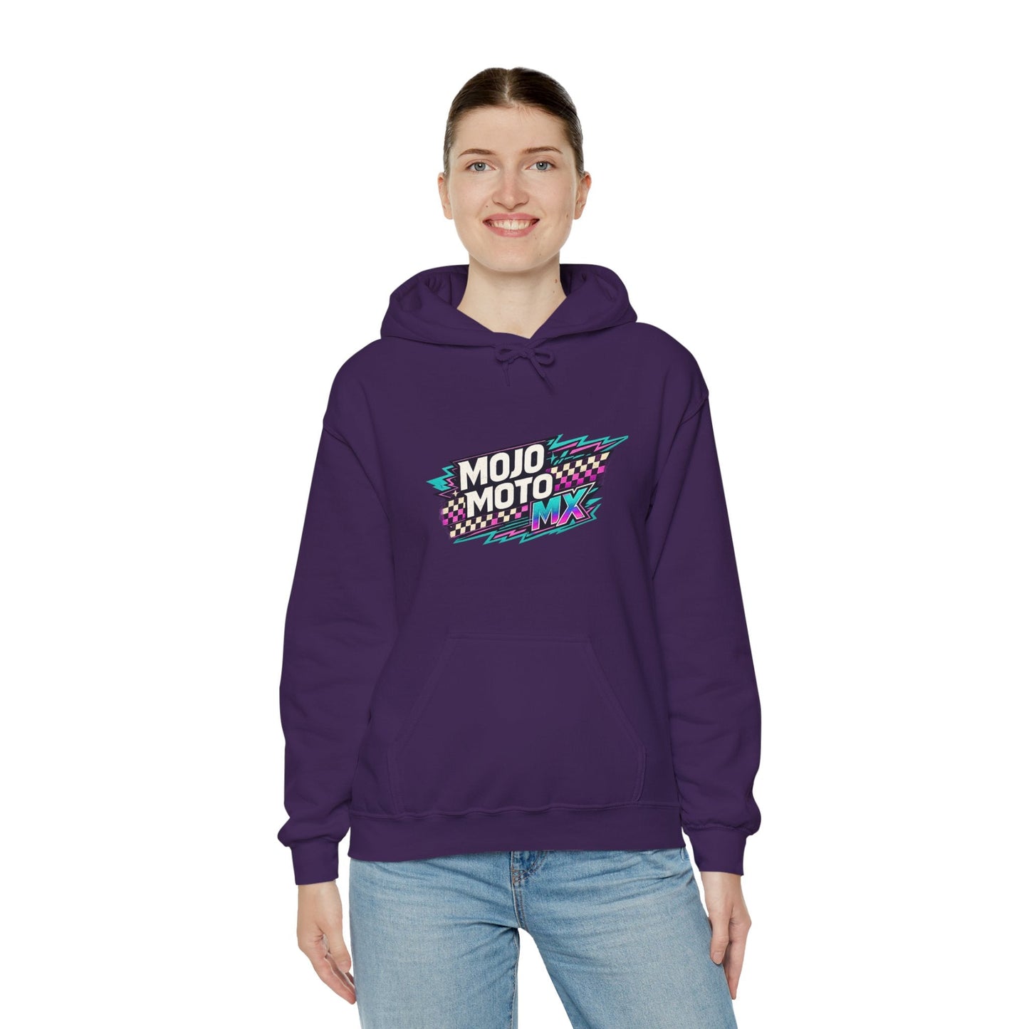 Mojo Moto MX Retro Racing Logo Hoodie - SJM Print Store
