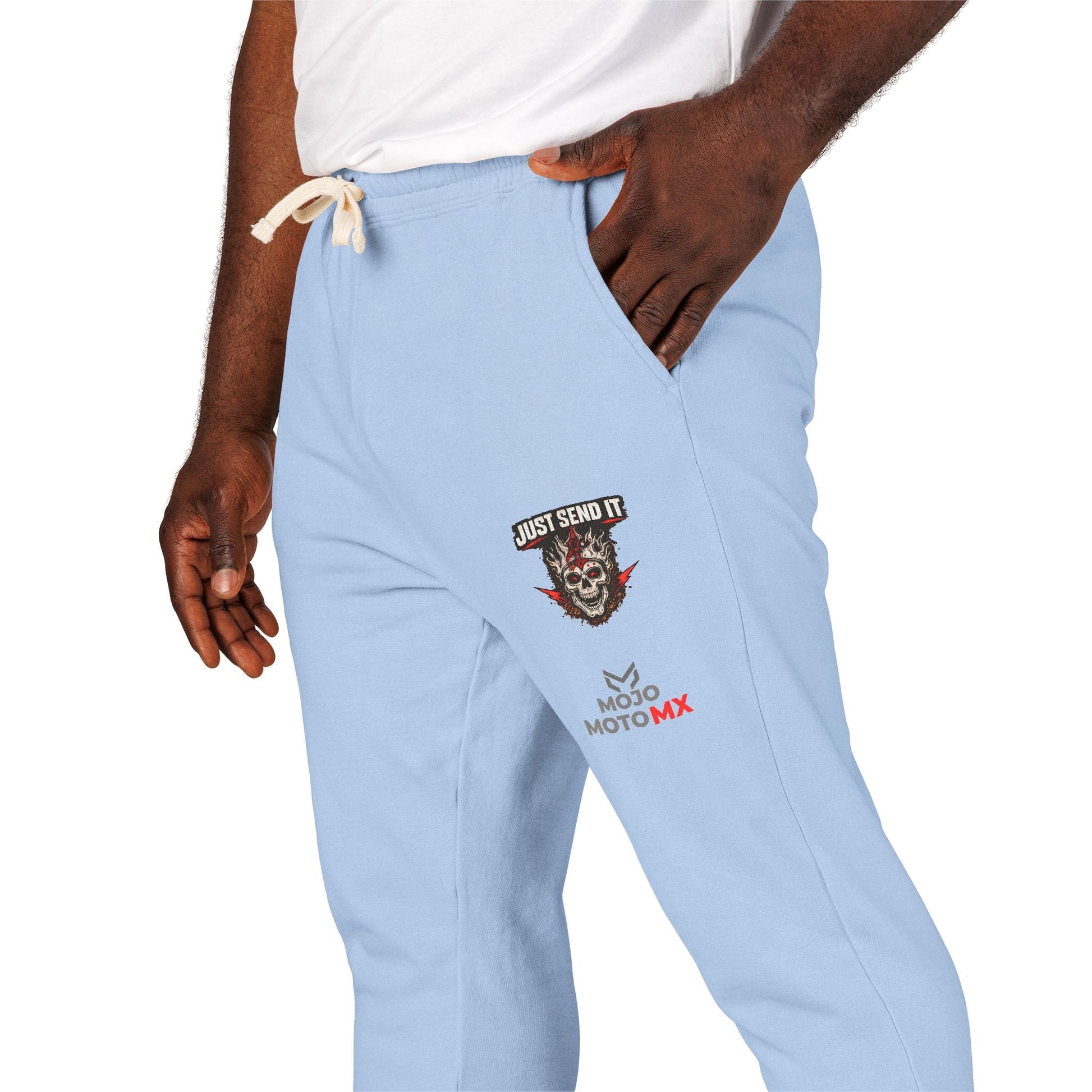 Mojo Moto 'Send It' Fleece Sweatpants MX Joggers - SJM Print Store