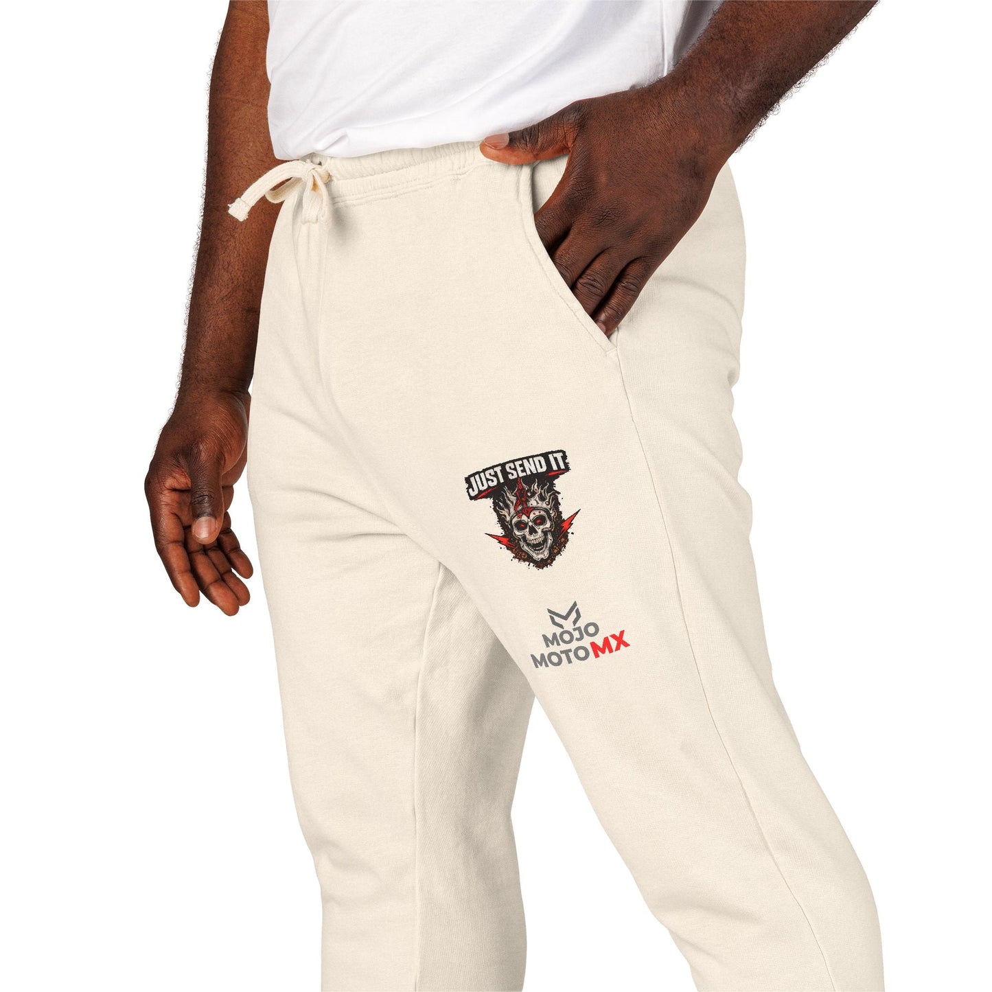 Mojo Moto 'Send It' Fleece Sweatpants MX Joggers - SJM Print Store