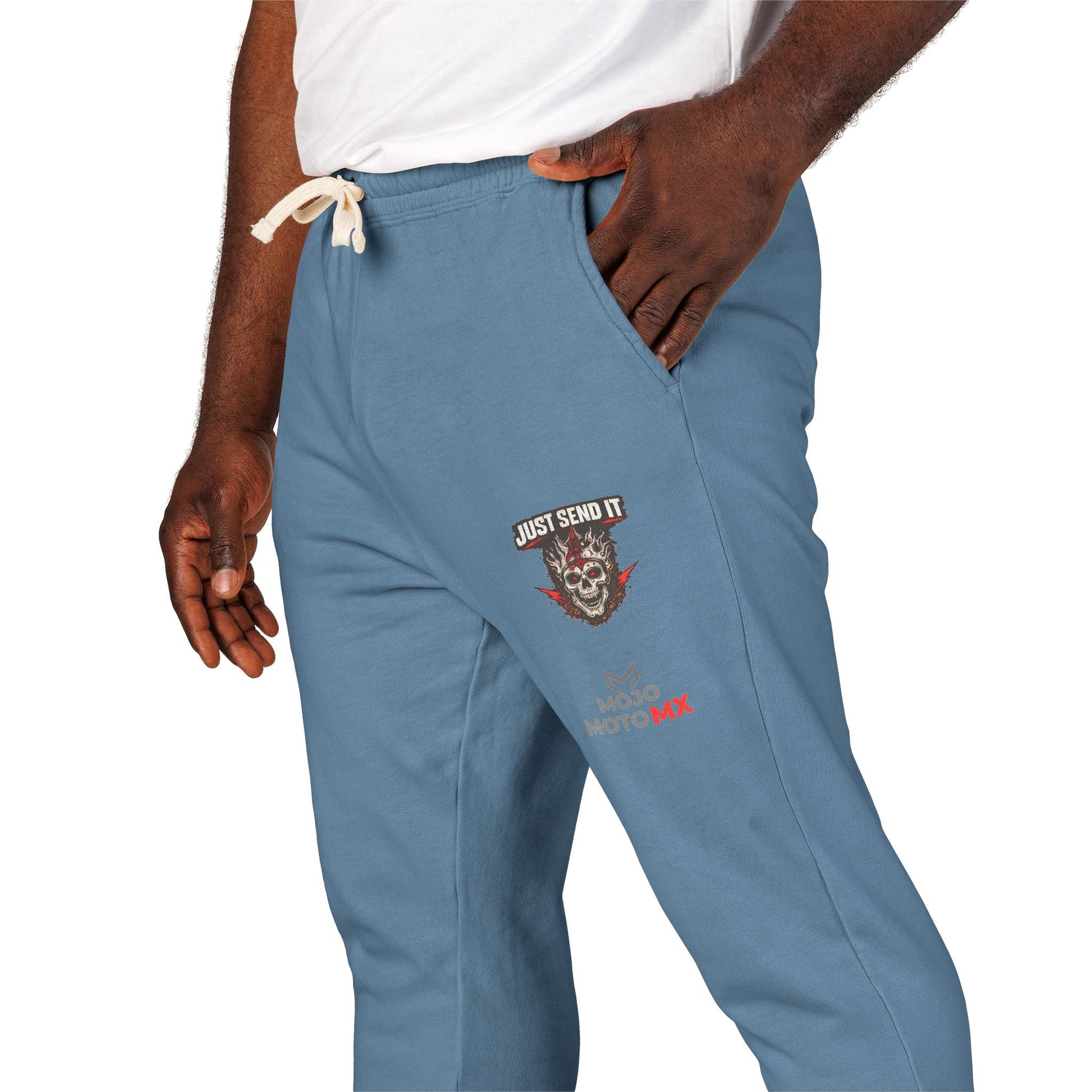 Mojo Moto 'Send It' Fleece Sweatpants MX Joggers - SJM Print Store