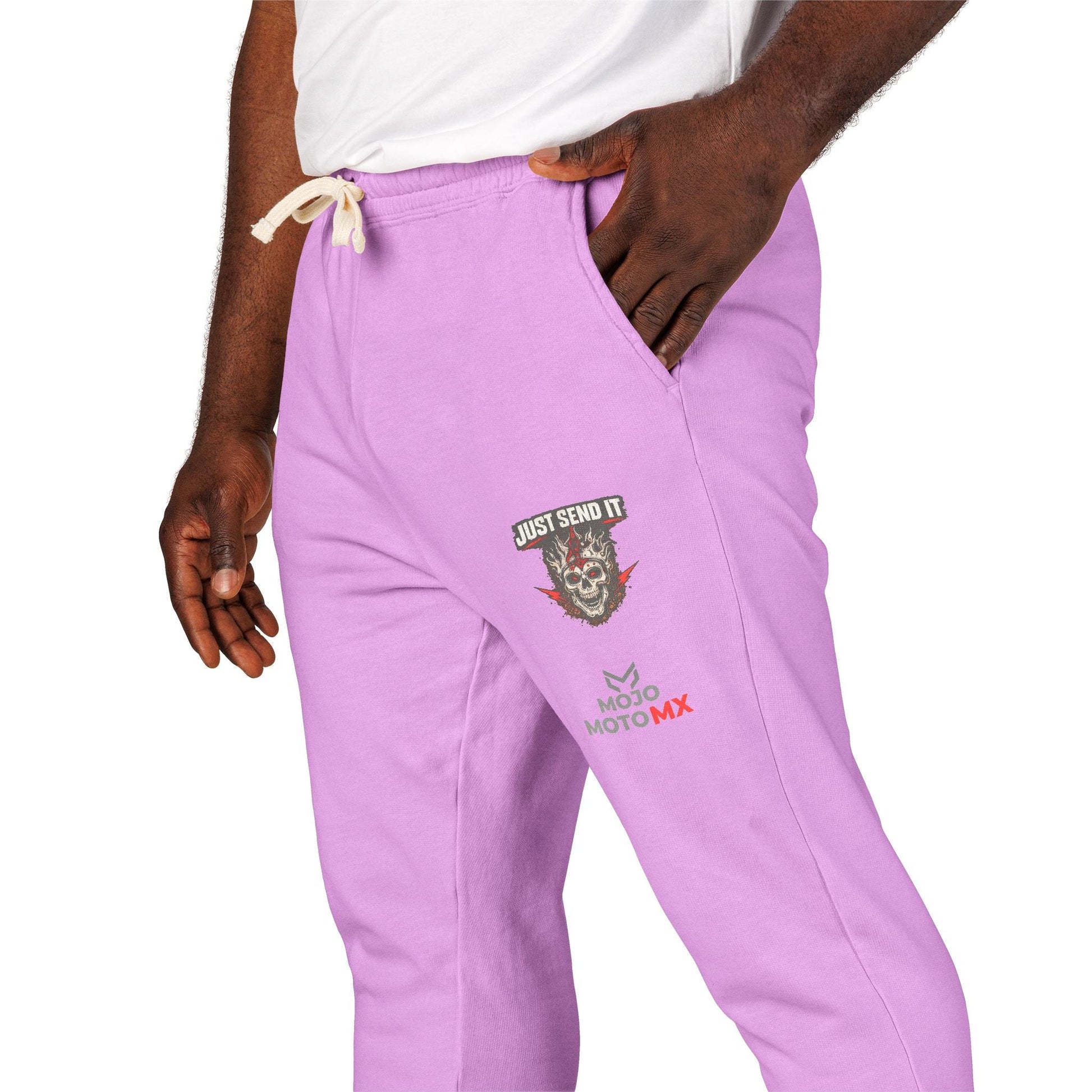 Mojo Moto 'Send It' Fleece Sweatpants MX Joggers - SJM Print Store