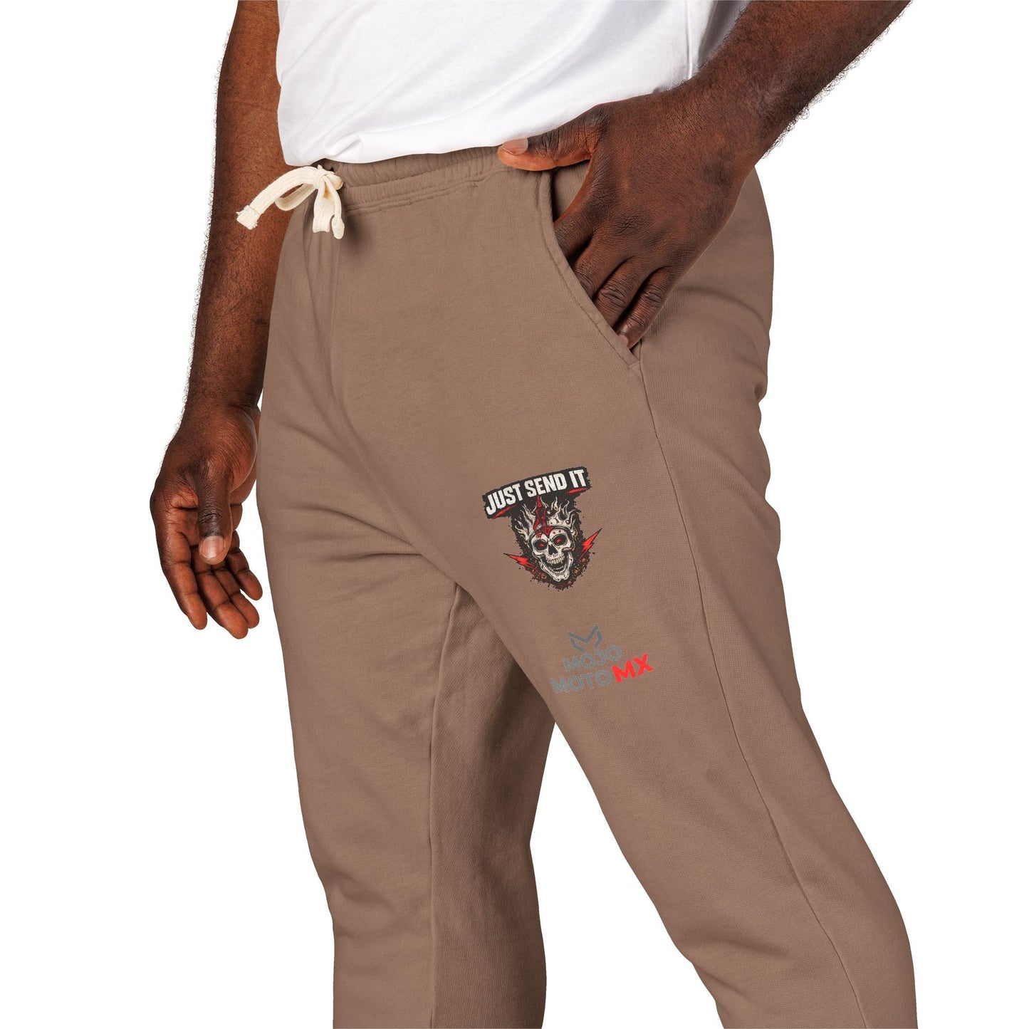 Mojo Moto 'Send It' Fleece Sweatpants MX Joggers - SJM Print Store
