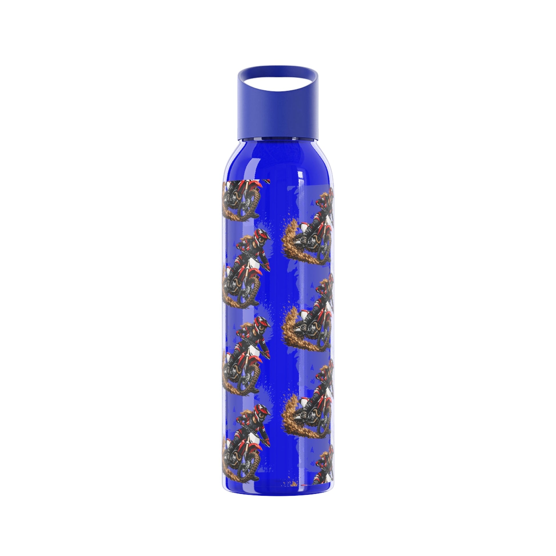 Moto Water Bottle Female Motocross Rider Pattern Water Bottle - SJM Print Store