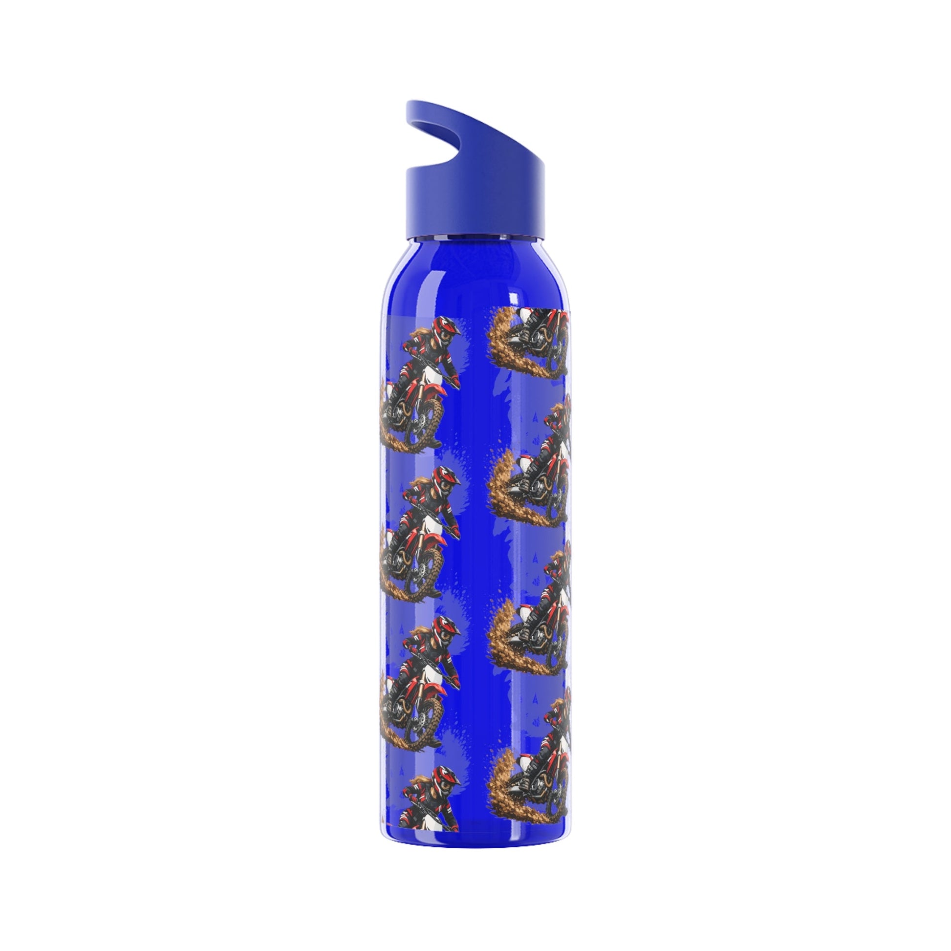 Moto Water Bottle Female Motocross Rider Pattern Water Bottle - SJM Print Store