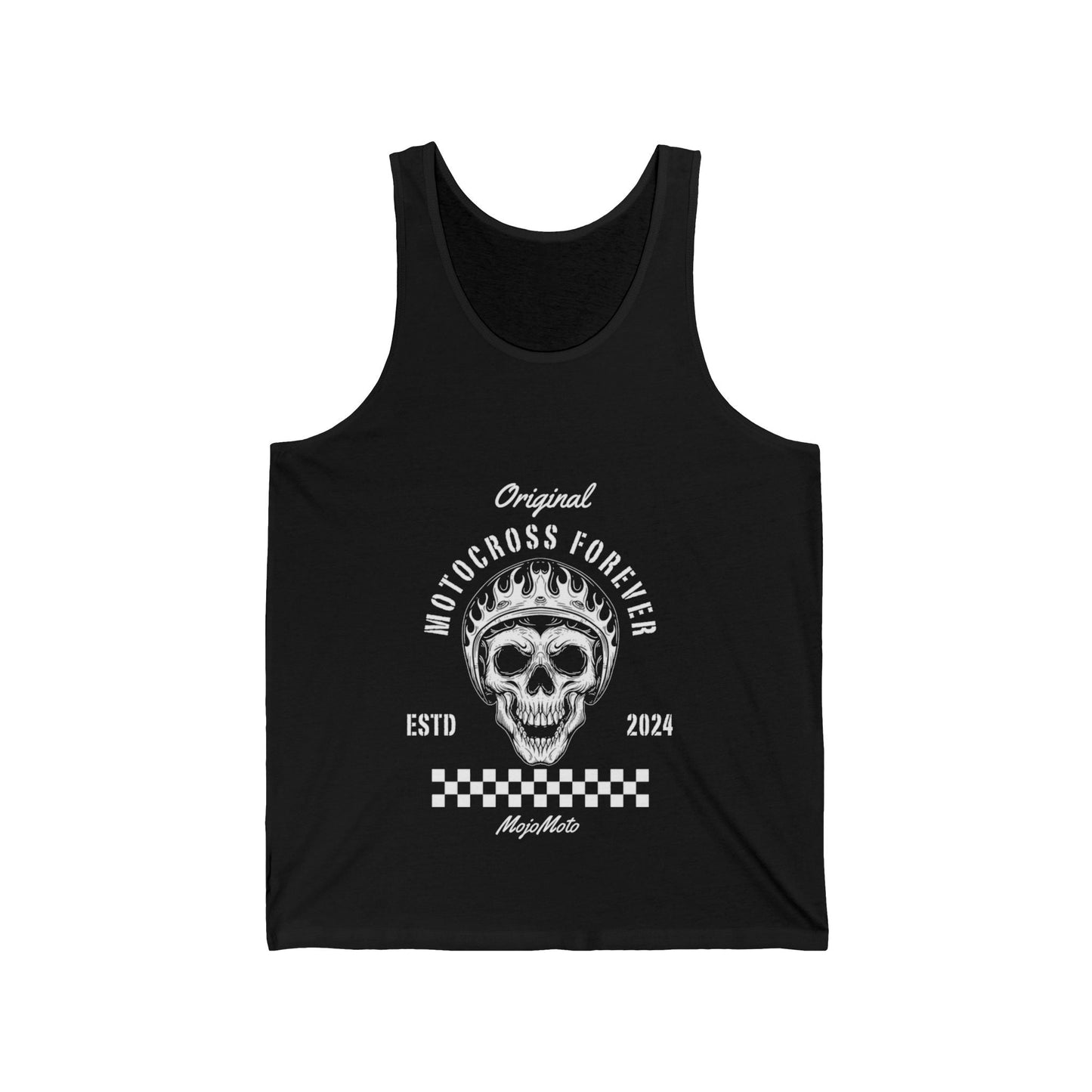 Motocross Forever Skull Tank Top - SJM Print Store