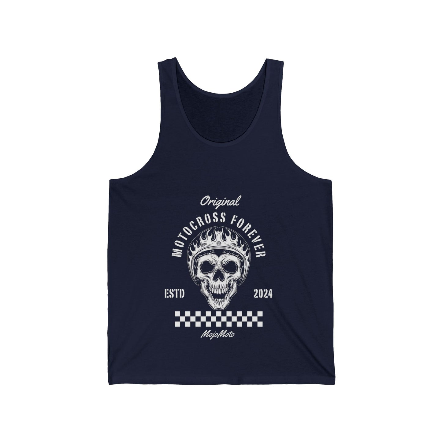 Motocross Forever Skull Tank Top - SJM Print Store