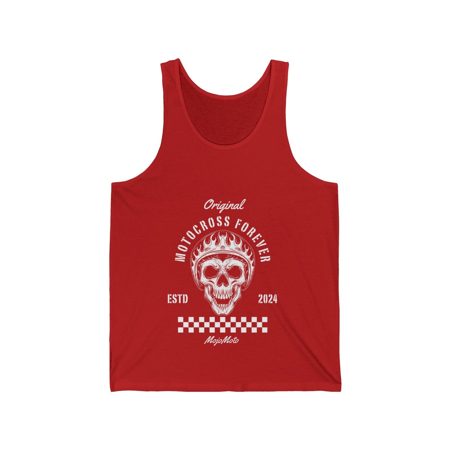 Motocross Forever Skull Tank Top - SJM Print Store