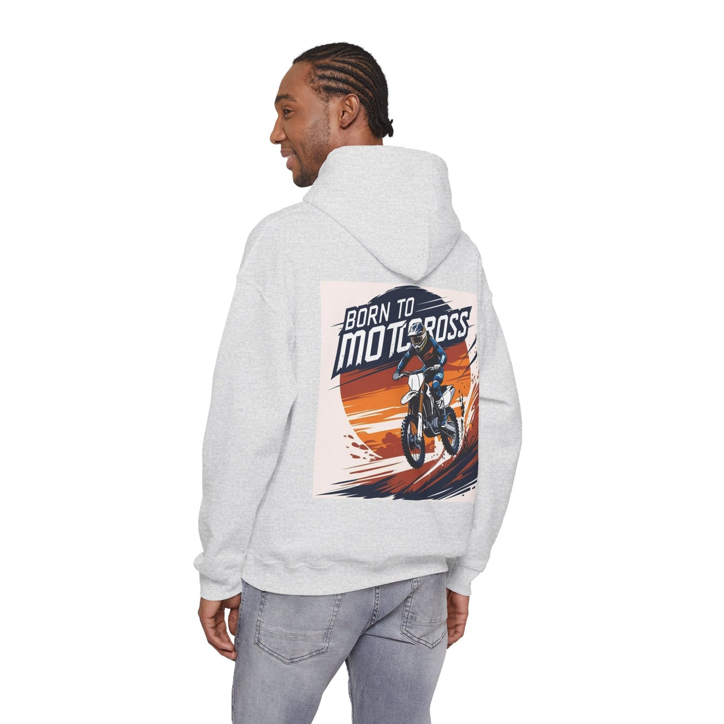 Motocross Hoodie, Unisex Heavy Blend Sweatshirt - SJM Print Store