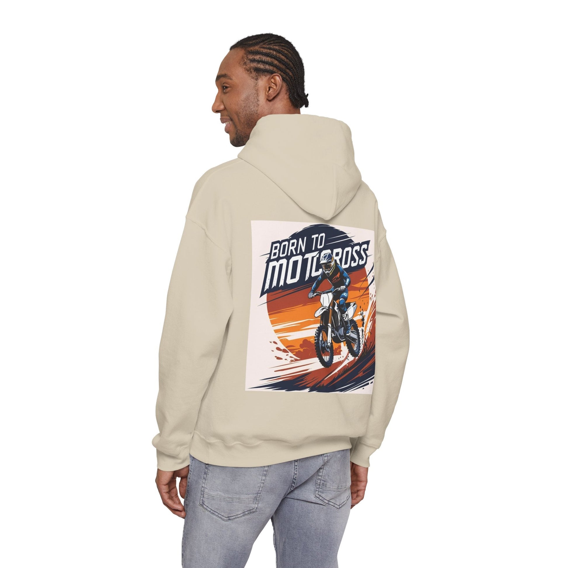 Motocross Hoodie, Unisex Heavy Blend Sweatshirt - SJM Print Store