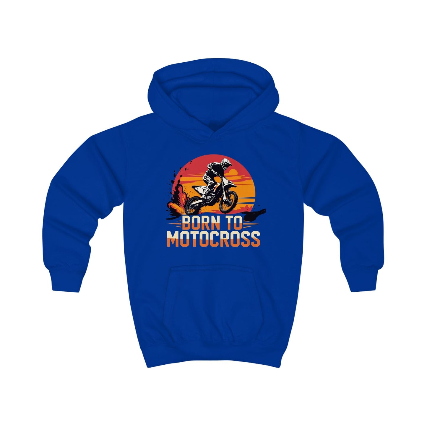Motocross Kids Hoodie - Born to Motocross - Perfect for Young Riders and supporters - SJM Print Store