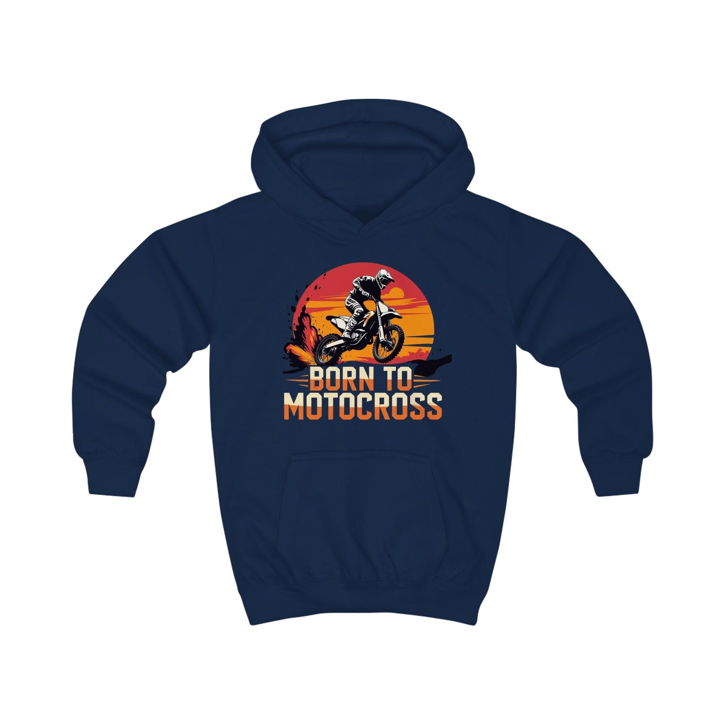 Motocross Kids Hoodie - Born to Motocross - Perfect for Young Riders and supporters - SJM Print Store