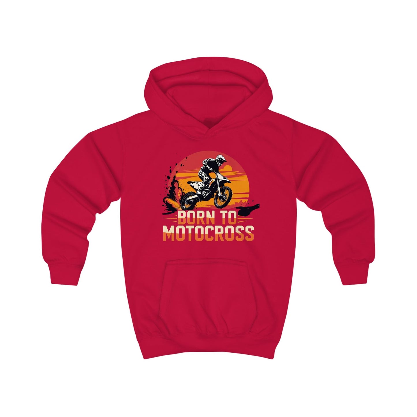 Motocross Kids Hoodie - Born to Motocross - Perfect for Young Riders and supporters - SJM Print Store