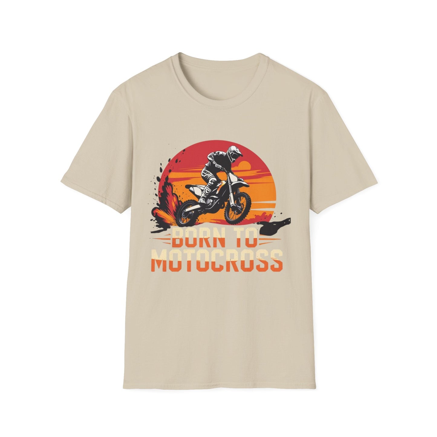 Motocross Sunset T-Shirt Born to Motocross Dirt Bike Tee - SJM Print Store