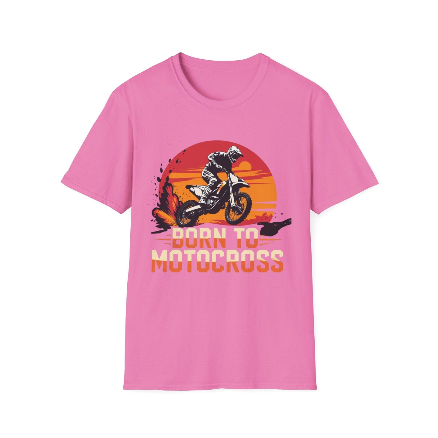 Motocross Sunset T-Shirt Born to Motocross Dirt Bike Tee - SJM Print Store