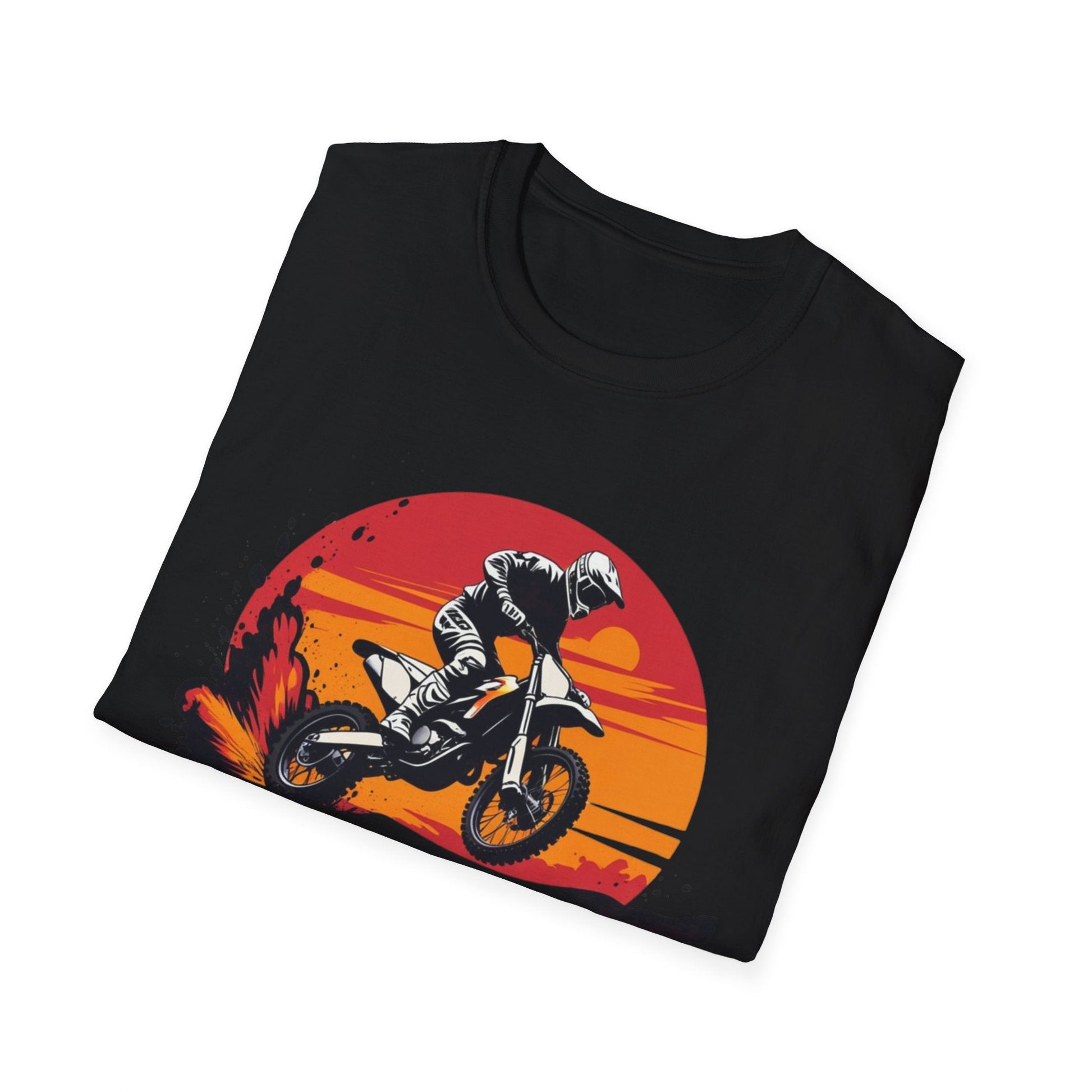 Motocross Sunset T-Shirt Born to Motocross Dirt Bike Tee - SJM Print Store
