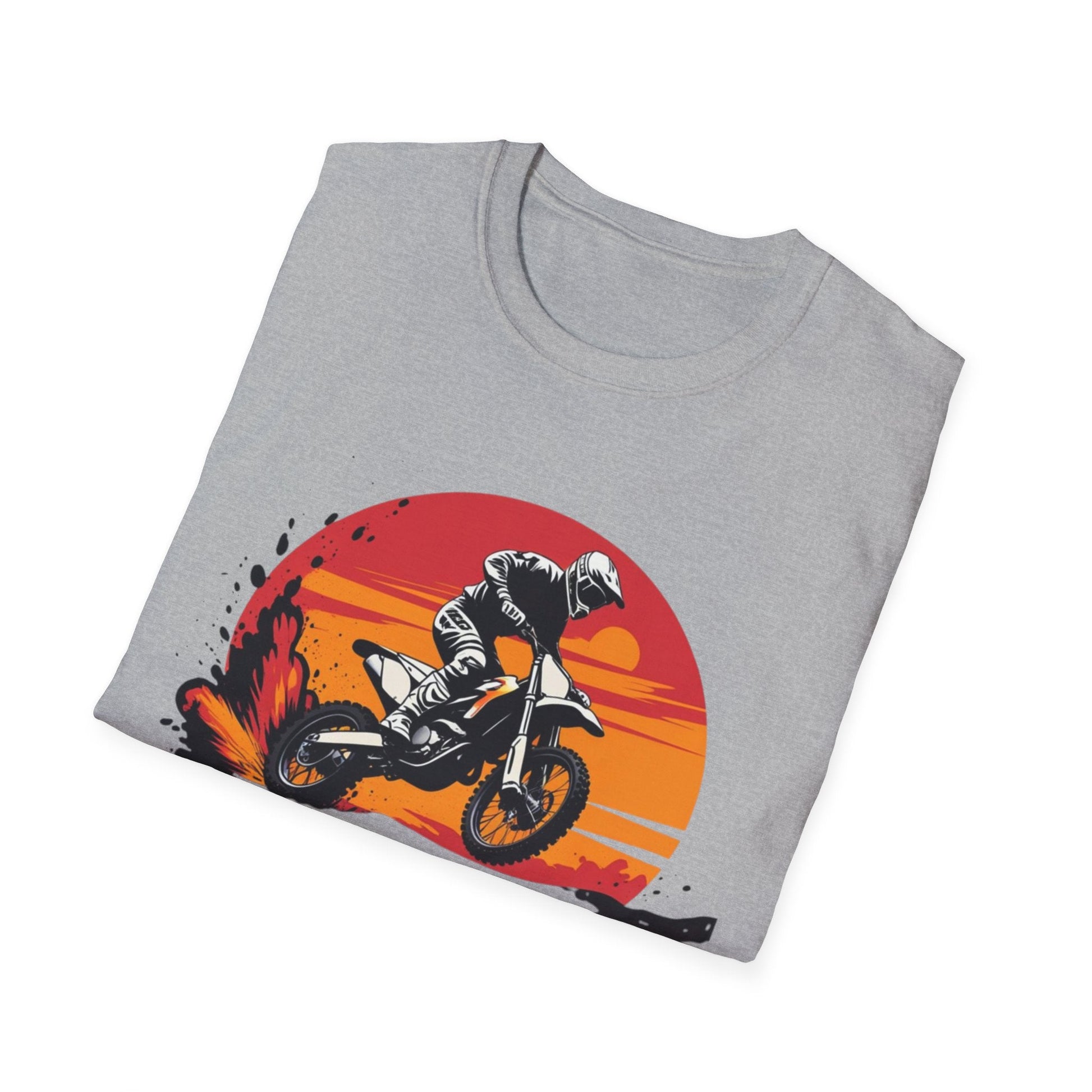 Motocross Sunset T-Shirt Born to Motocross Dirt Bike Tee - SJM Print Store