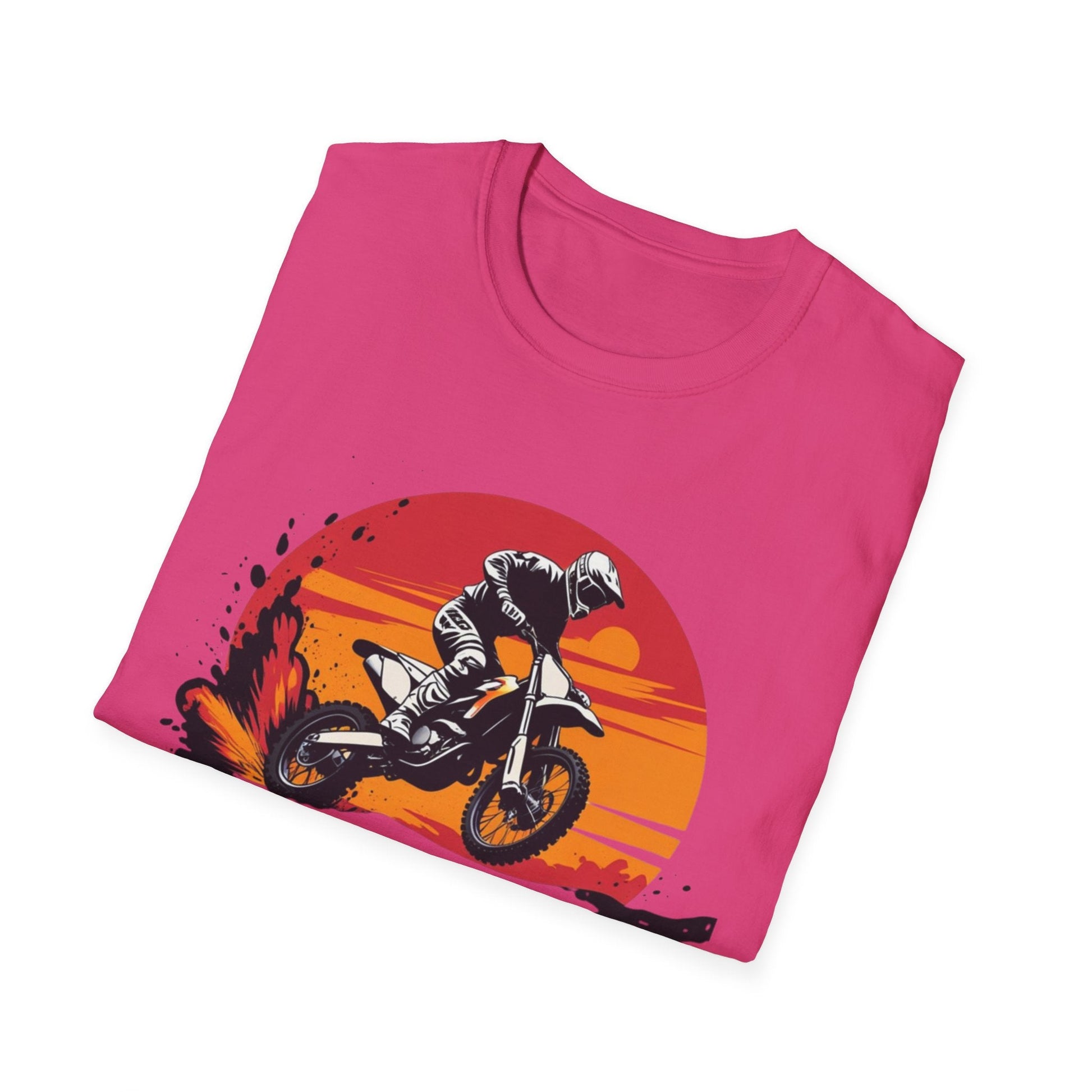 Motocross Sunset T-Shirt Born to Motocross Dirt Bike Tee - SJM Print Store